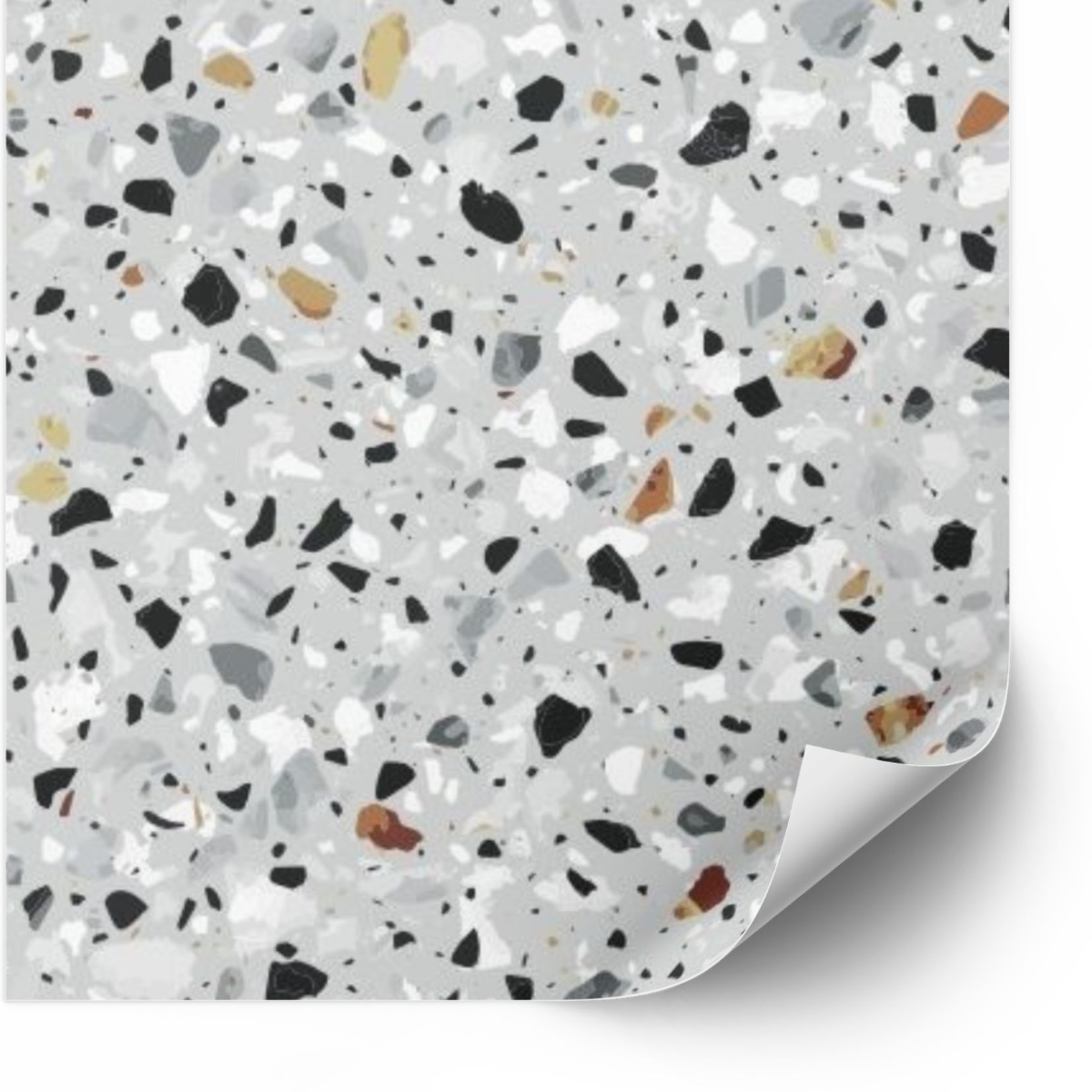 Tegels Sticker - Terrazzo / Meerkleurig / 24 st