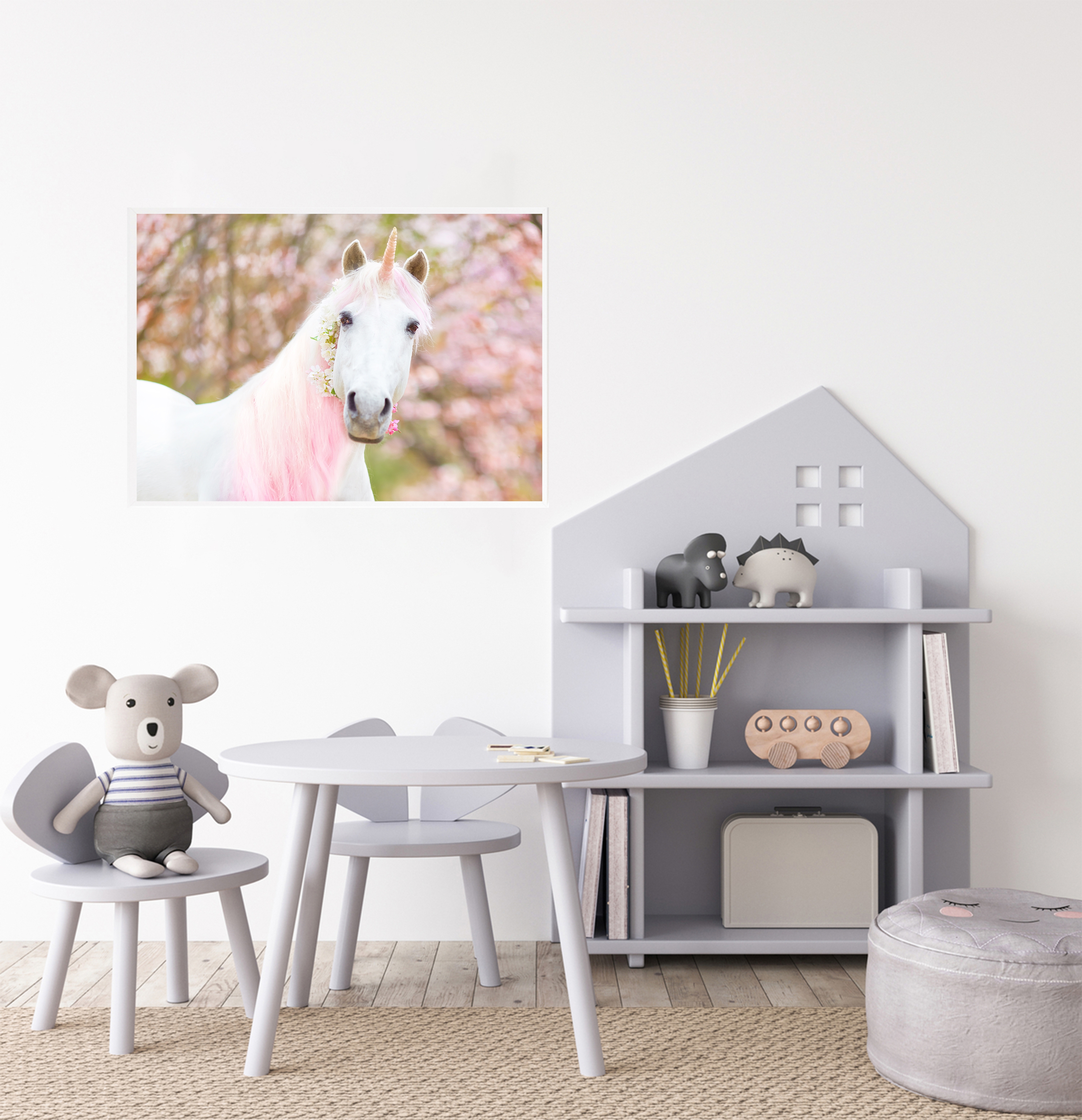 Affiche - Paard Wit