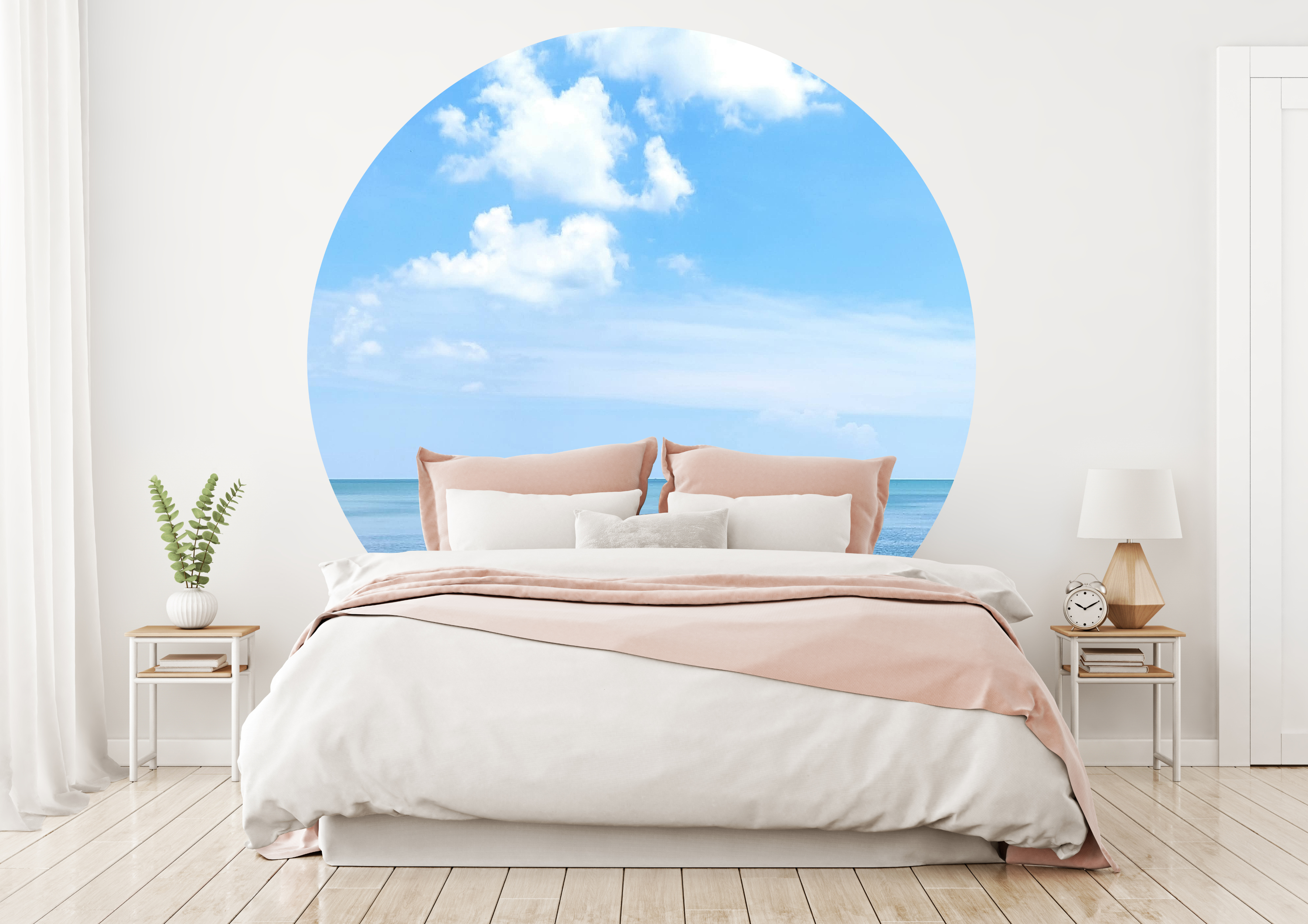 Muurstickers - Blauwe Lucht / Cirkel