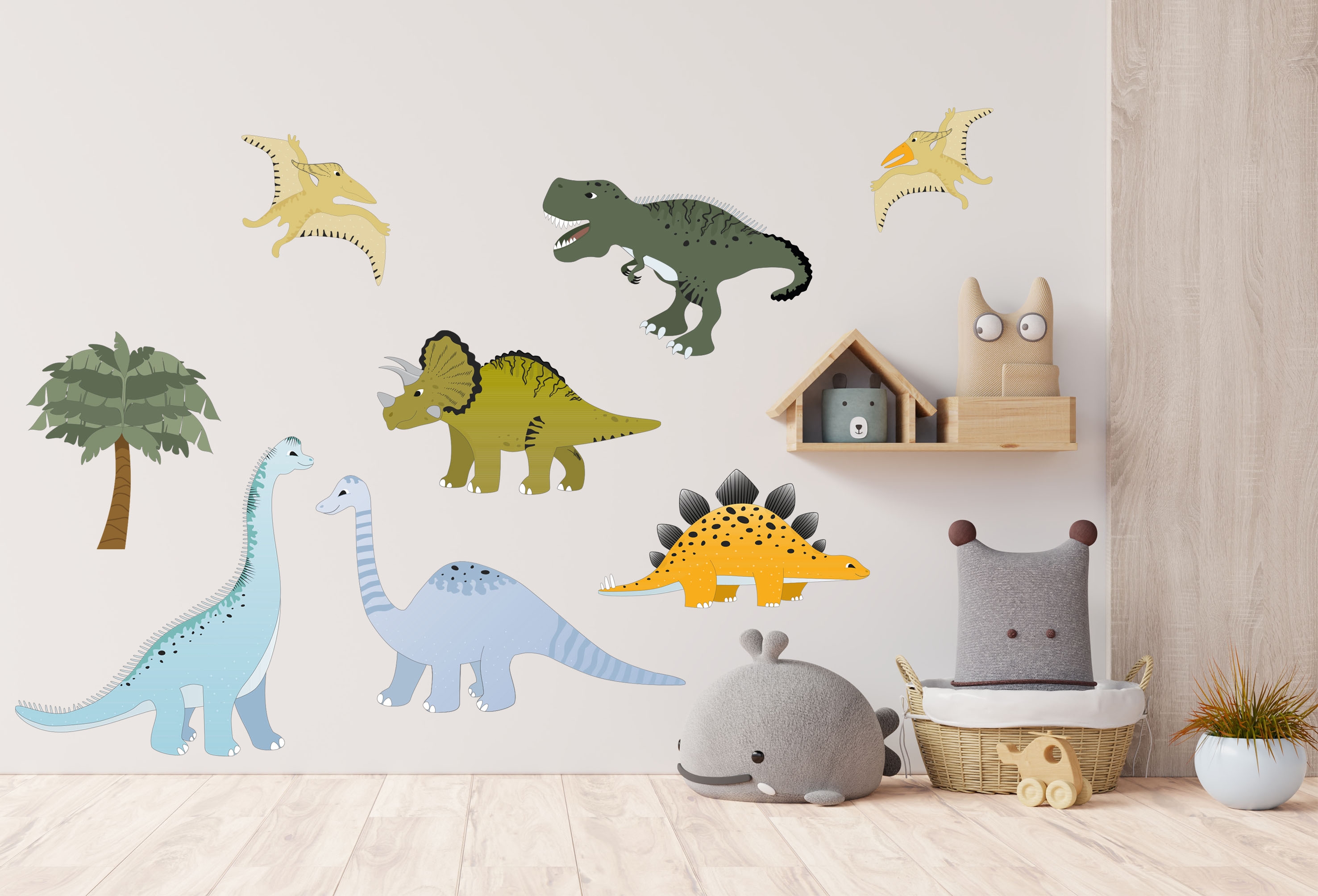 Muurstickers - Dinosaurus