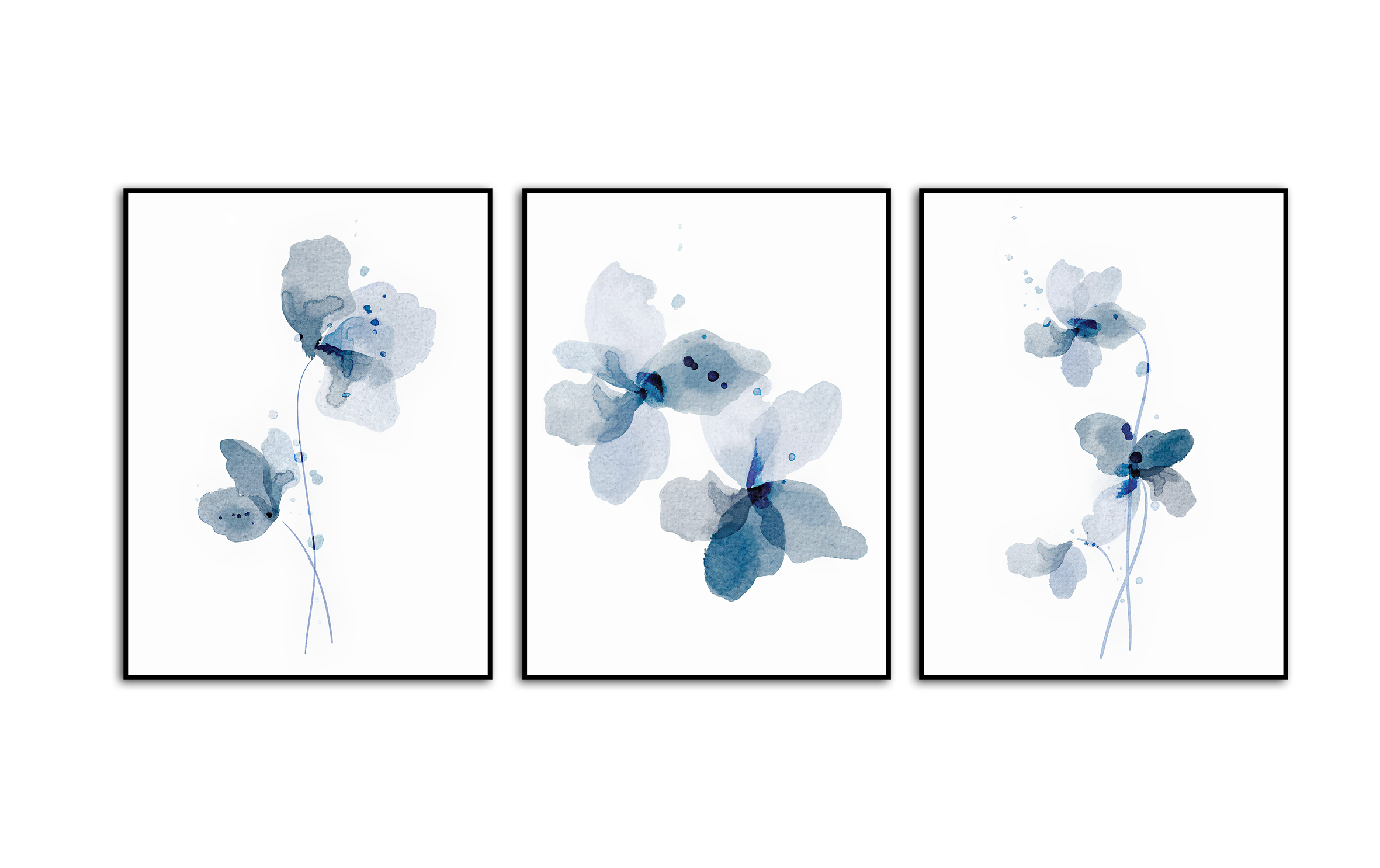 Poster - Bloemenkunst / Set van 3