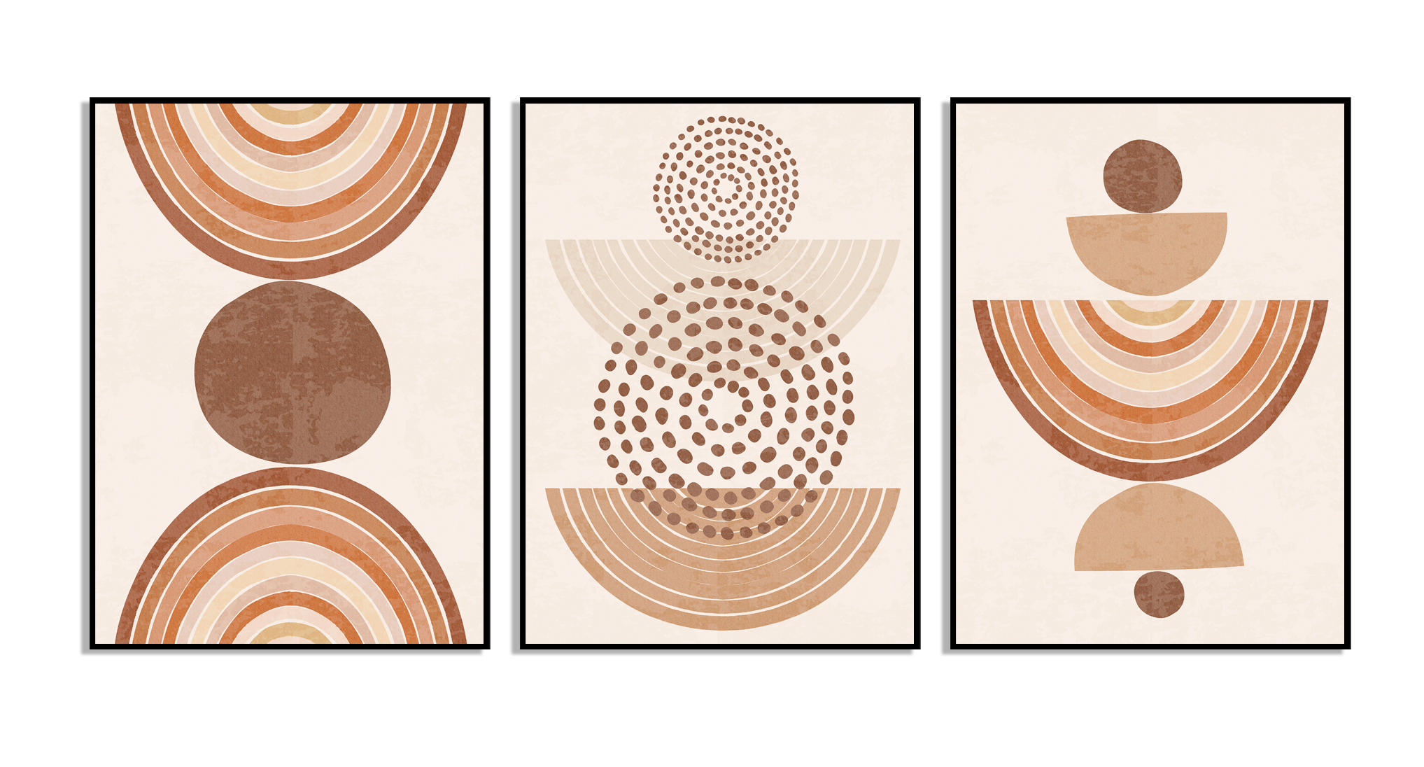 Posters - Boho-kunst / Set van 3