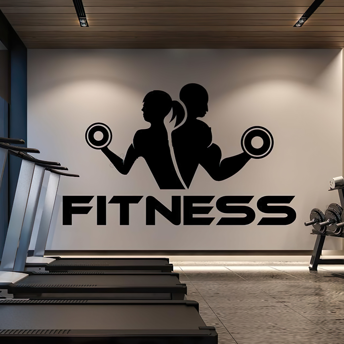 Muursticker - Fitness