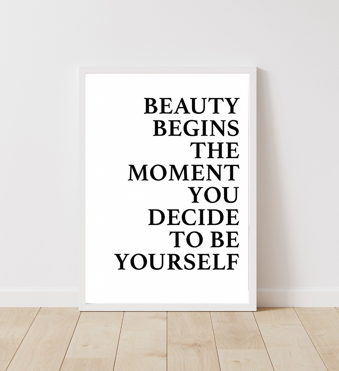 Poster - BEAUTY BEGINS THE MOMENT….