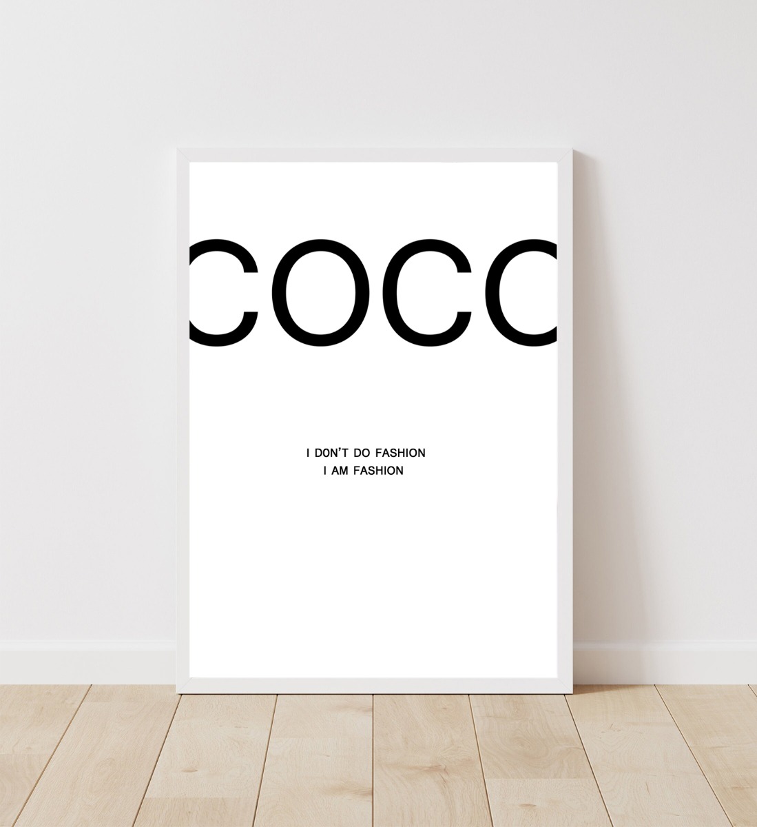 Poster - COCO / I DON'T DO FASHION…