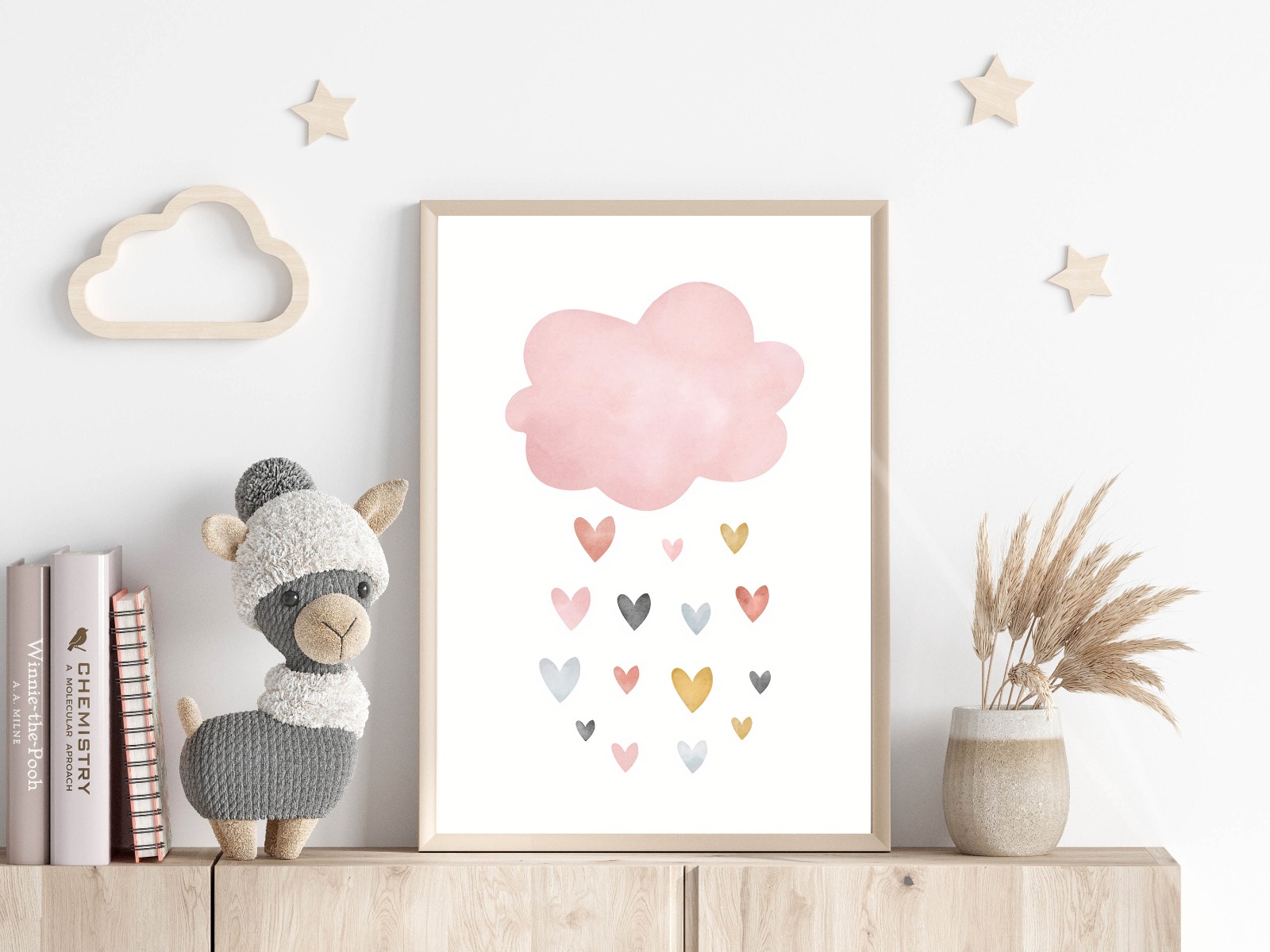 Affiches - Boho kunst / wolk