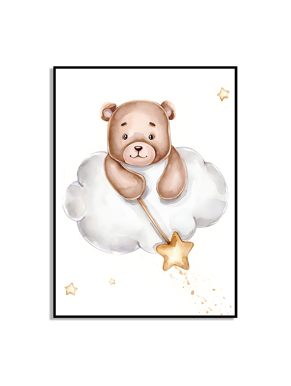 Posters - Teddybeer met een ster
