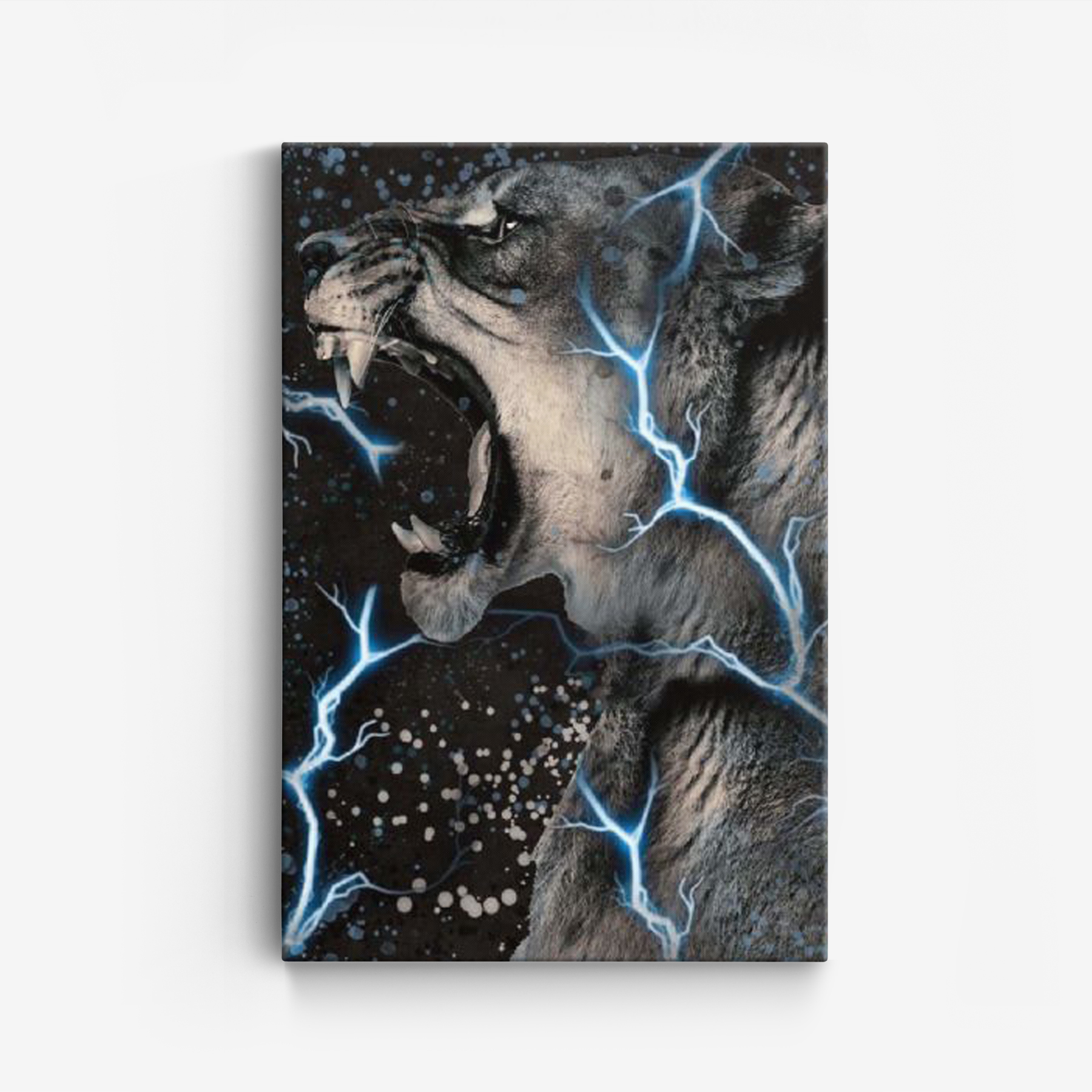 Canvas - Brullend dier