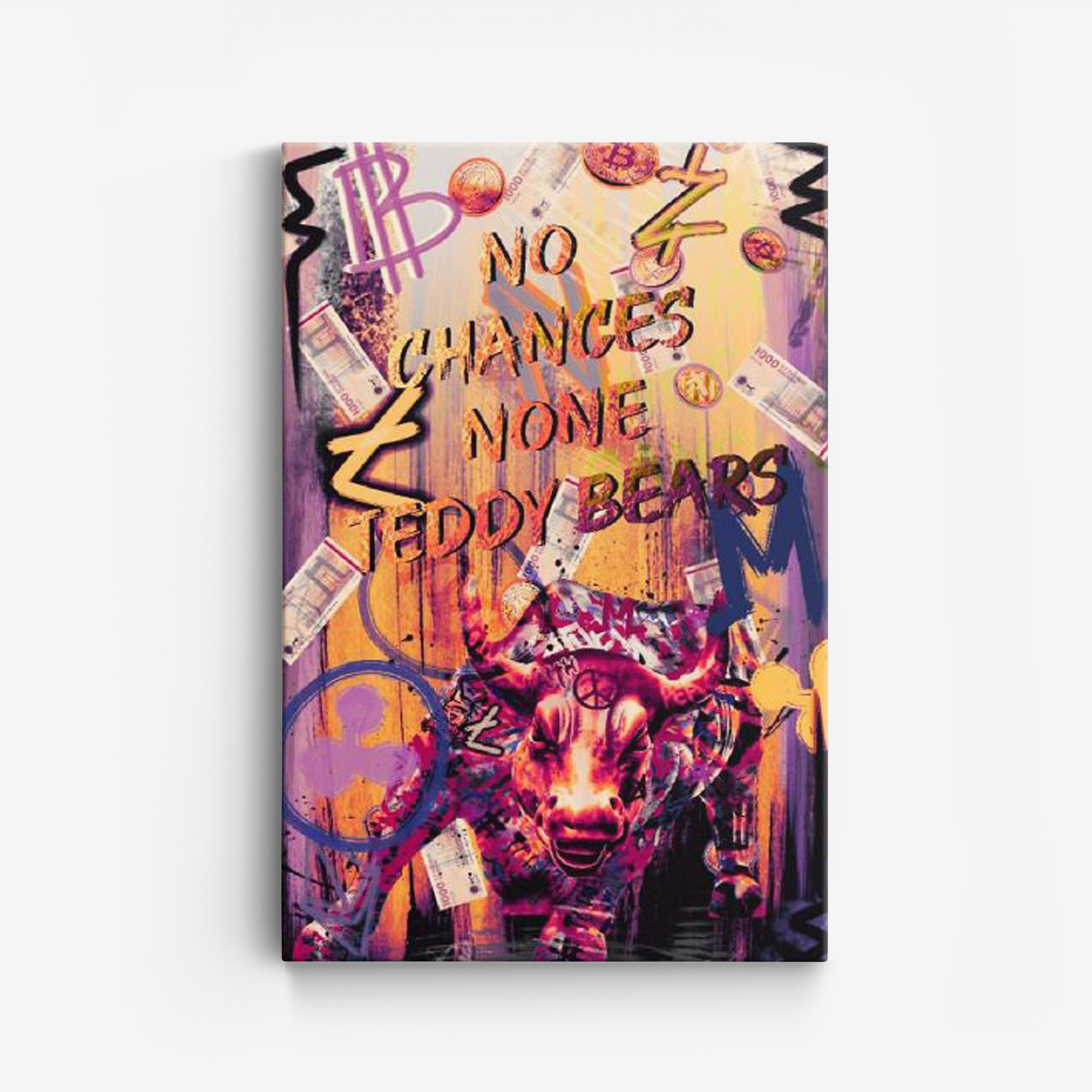 Canvas - No chances None Teddy Bears