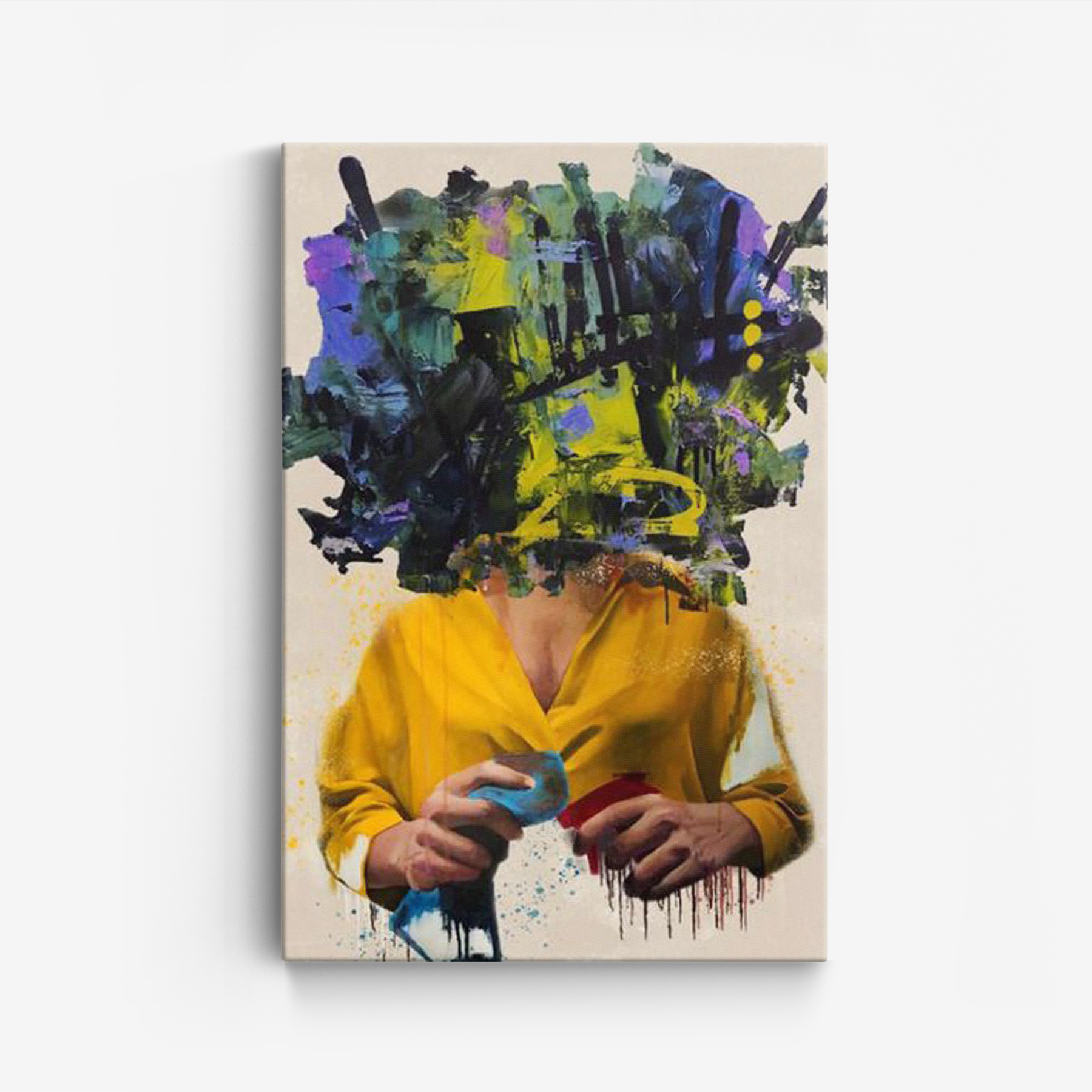 Canvas - De gemaskerde vrouw