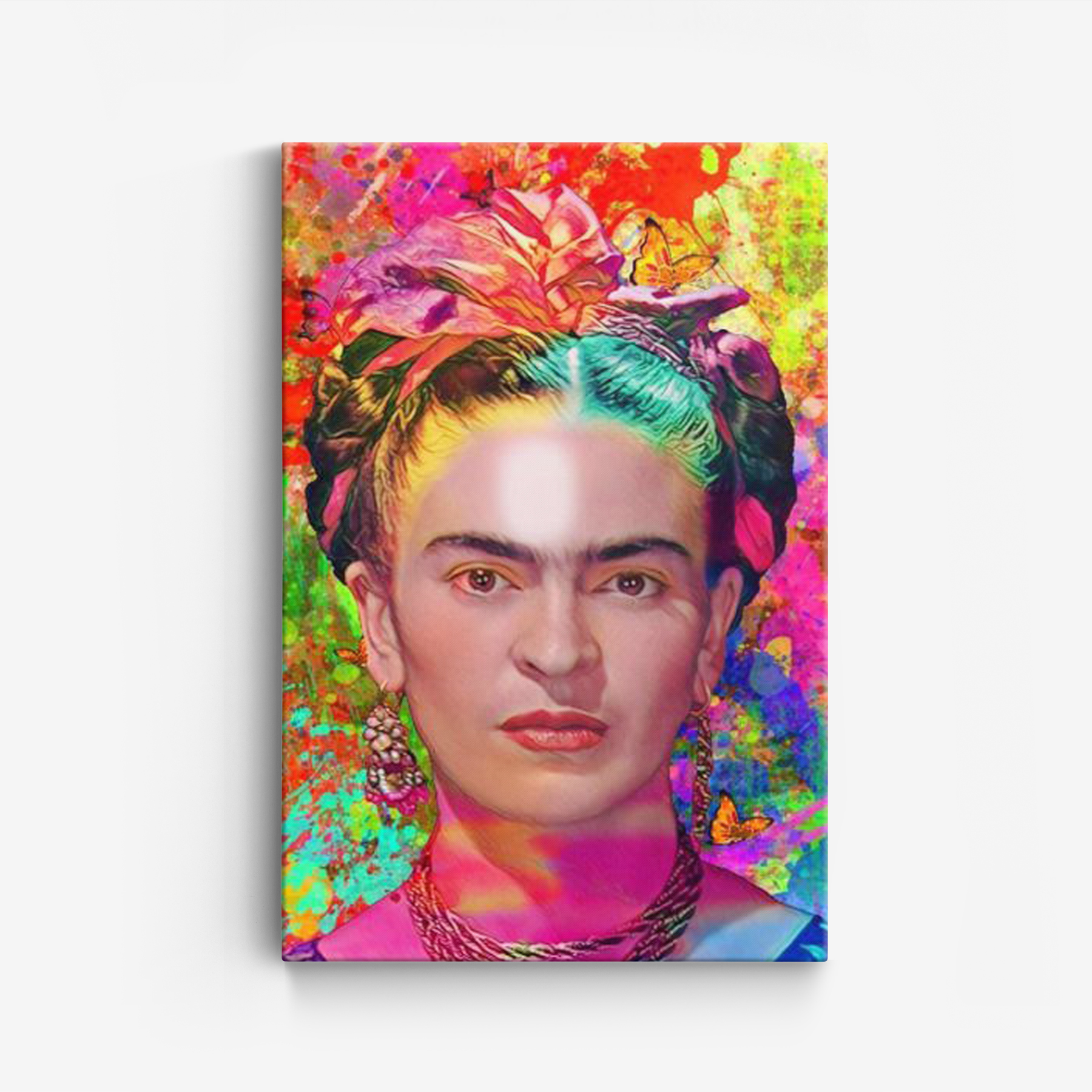 Canvas- Kleurrijke mens