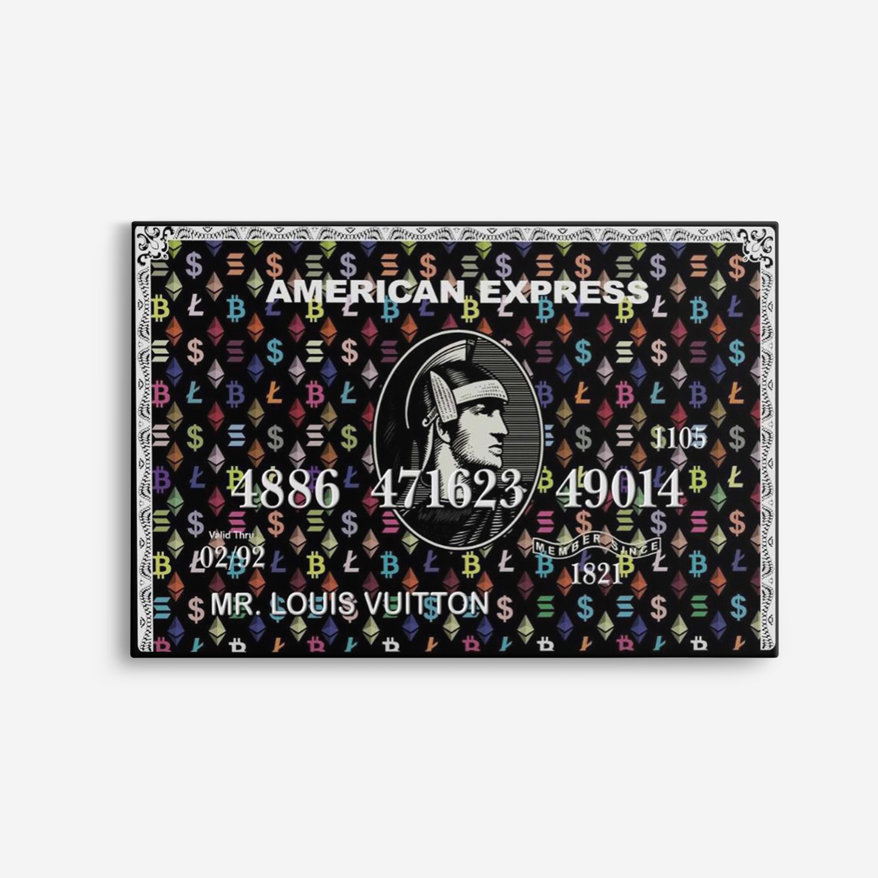 Canvas - American Express / Mr . Louis Vuitton