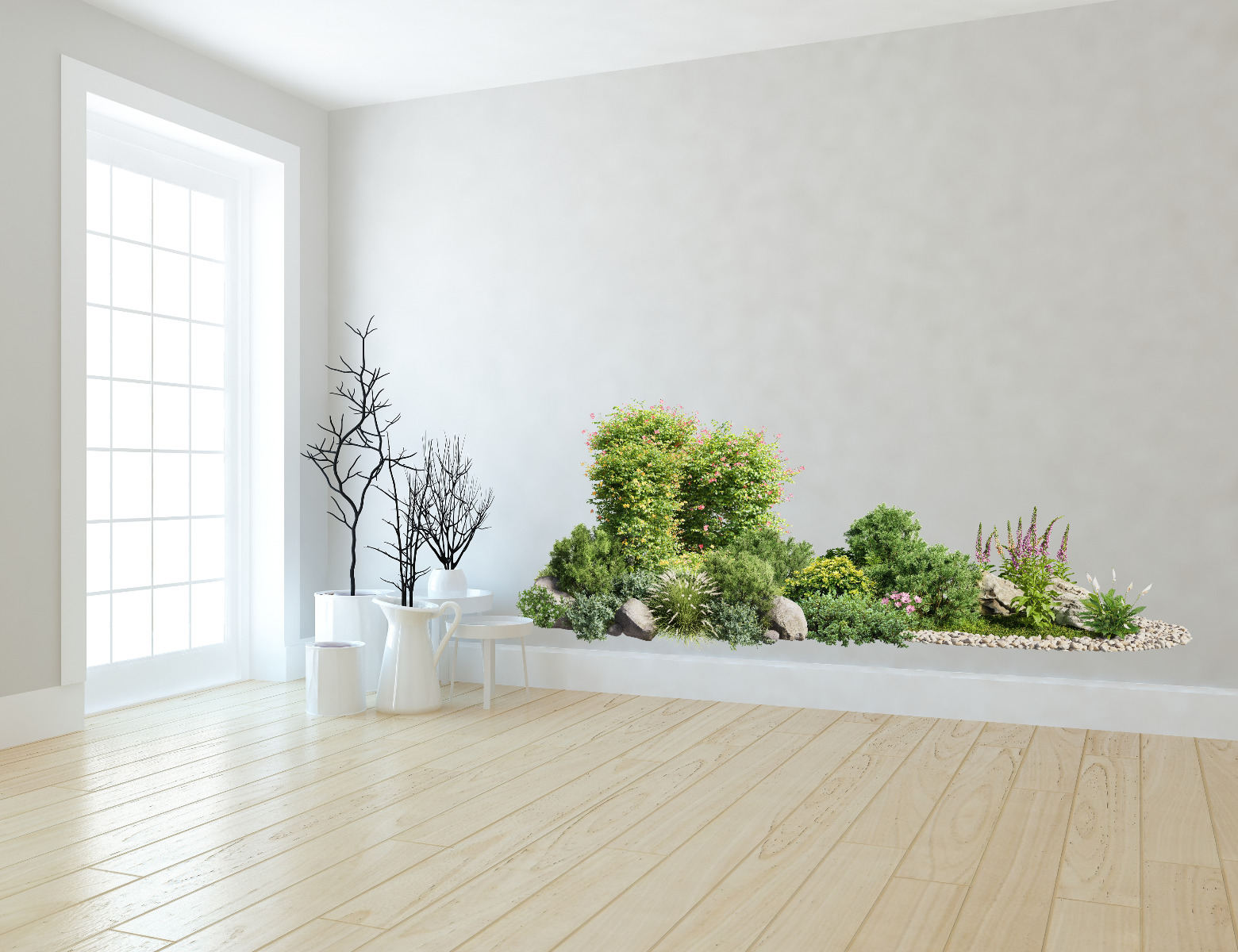 Muursticker - Tuin bloemen #03