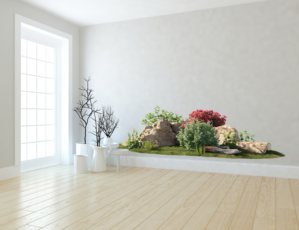 Muursticker - Tuin bloemen #04