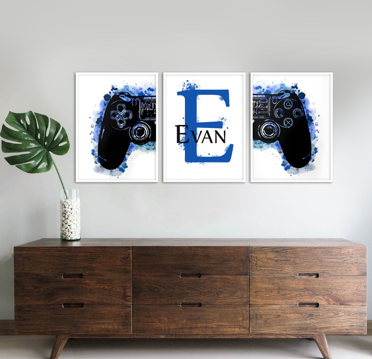 Poster - Gaming / Kies Kleur / Set van 3
