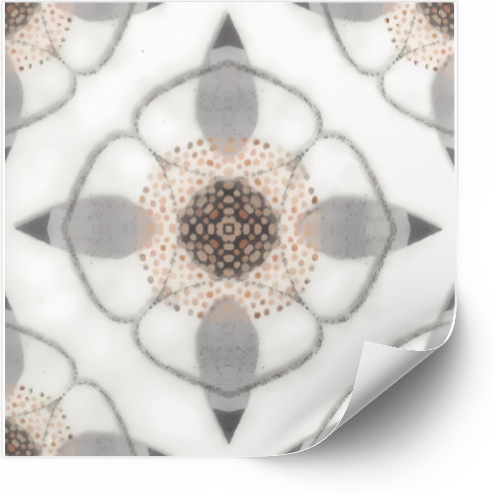 Tegels Sticker - Abstract geometrisch patroon / 10 / Set van 24