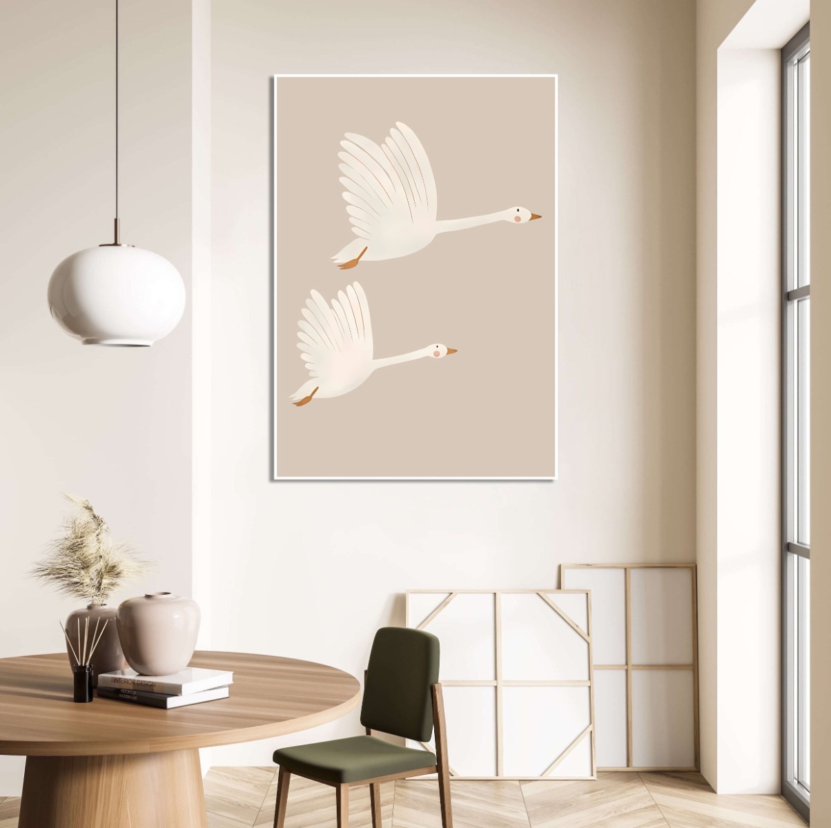 Poster - Vliegende vogels