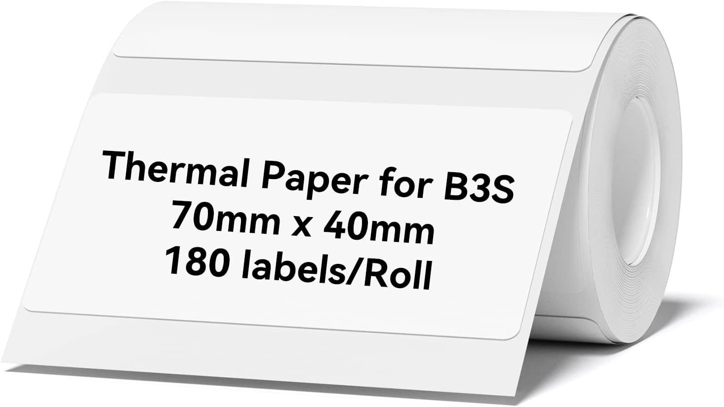 NIIMBOT Etiketten Stickers B3S 70 x 40mm / 180 stuks / Wit