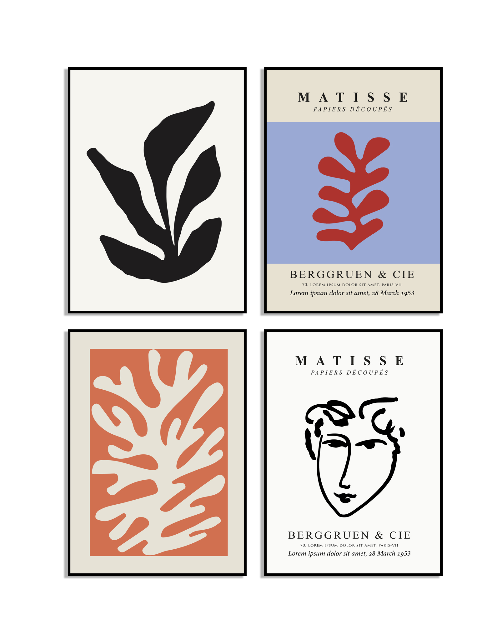 Affiche - Matisse / set van 4