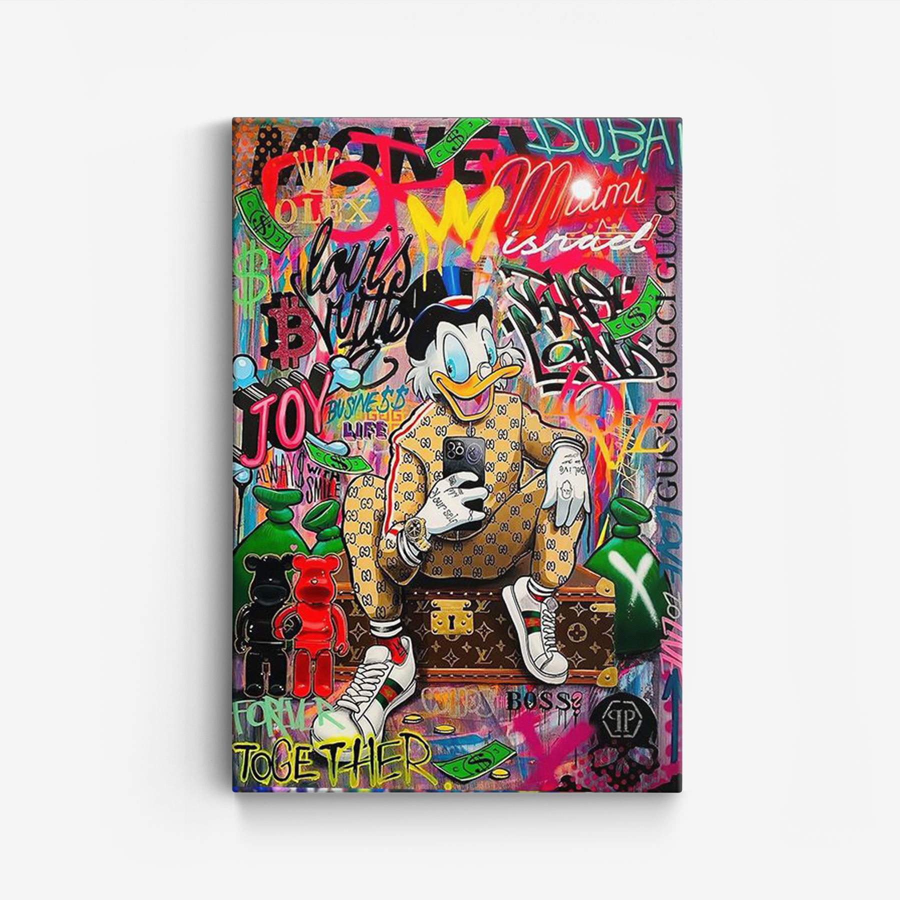 Canvas - Geldmuur / Boss