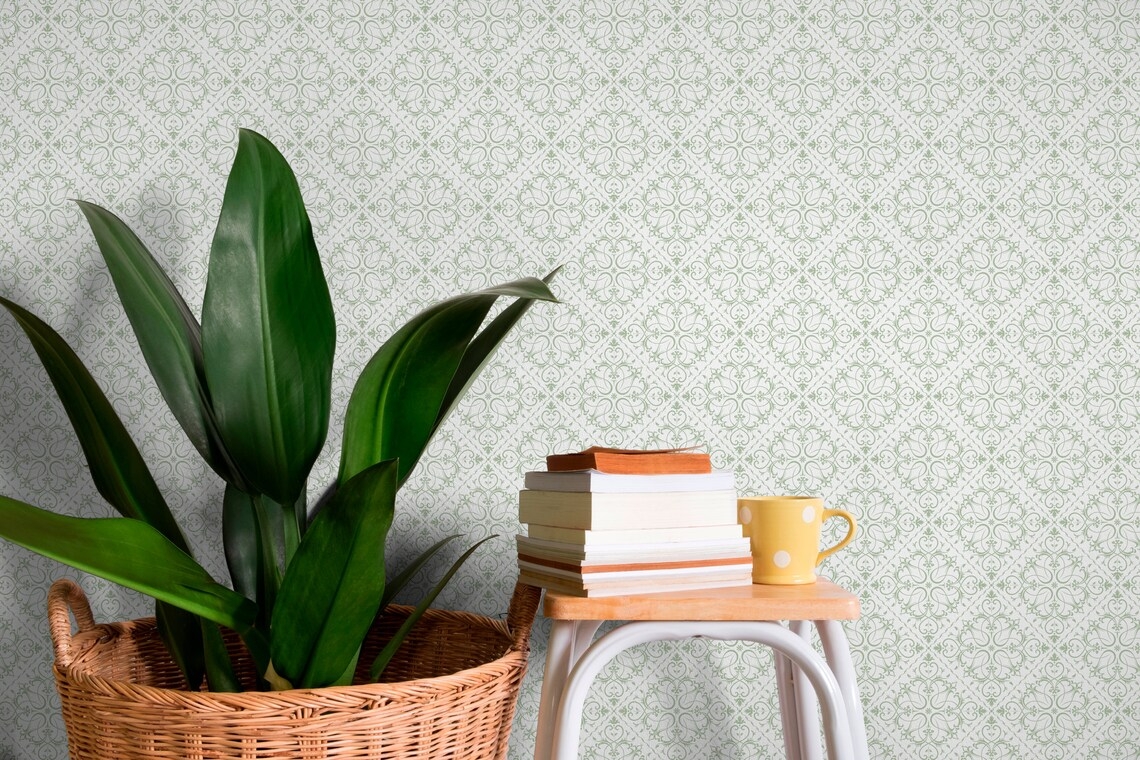 Behang - Vintage / Schil en plak