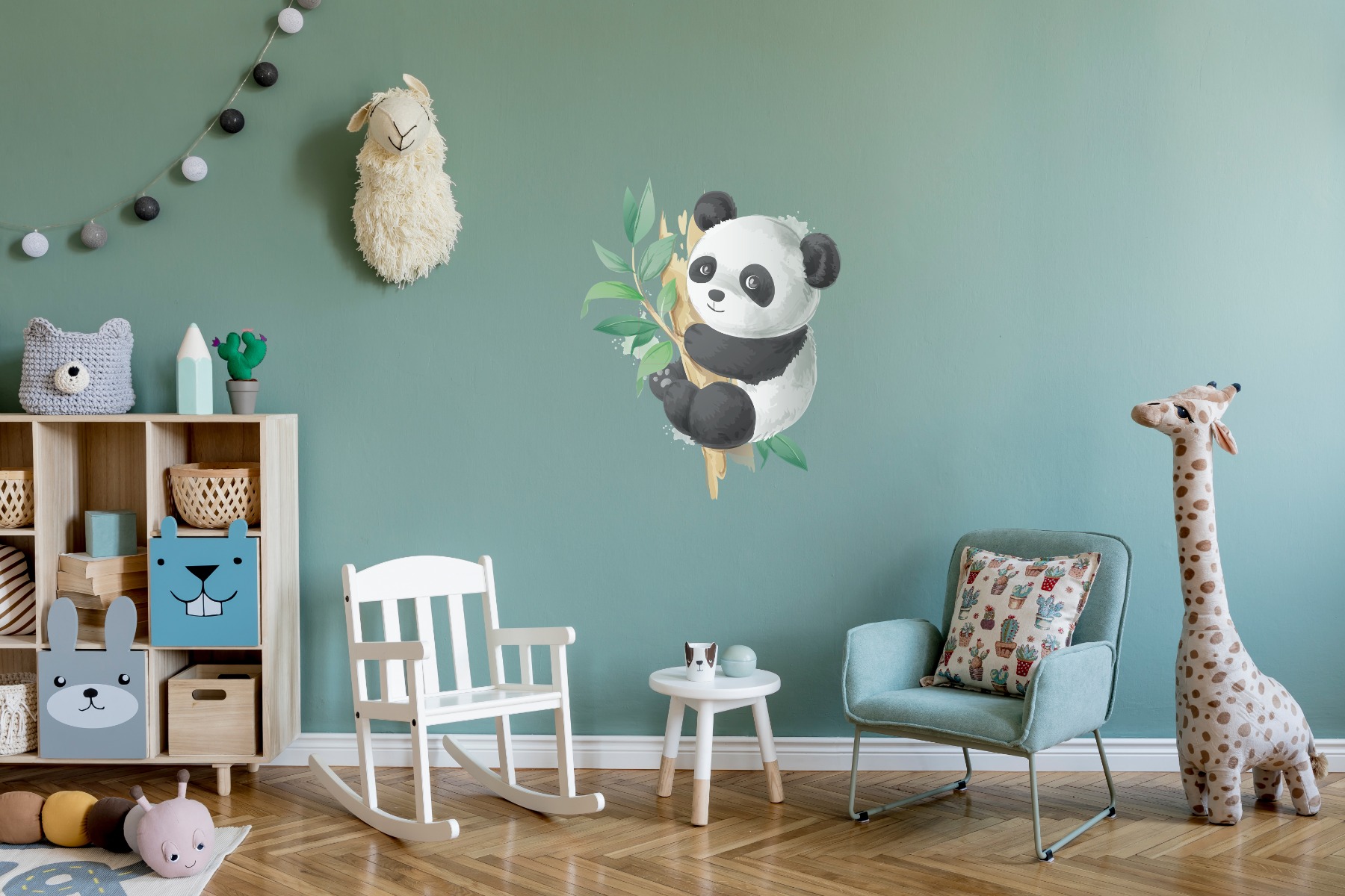 Muursticker - Panda in de Boom