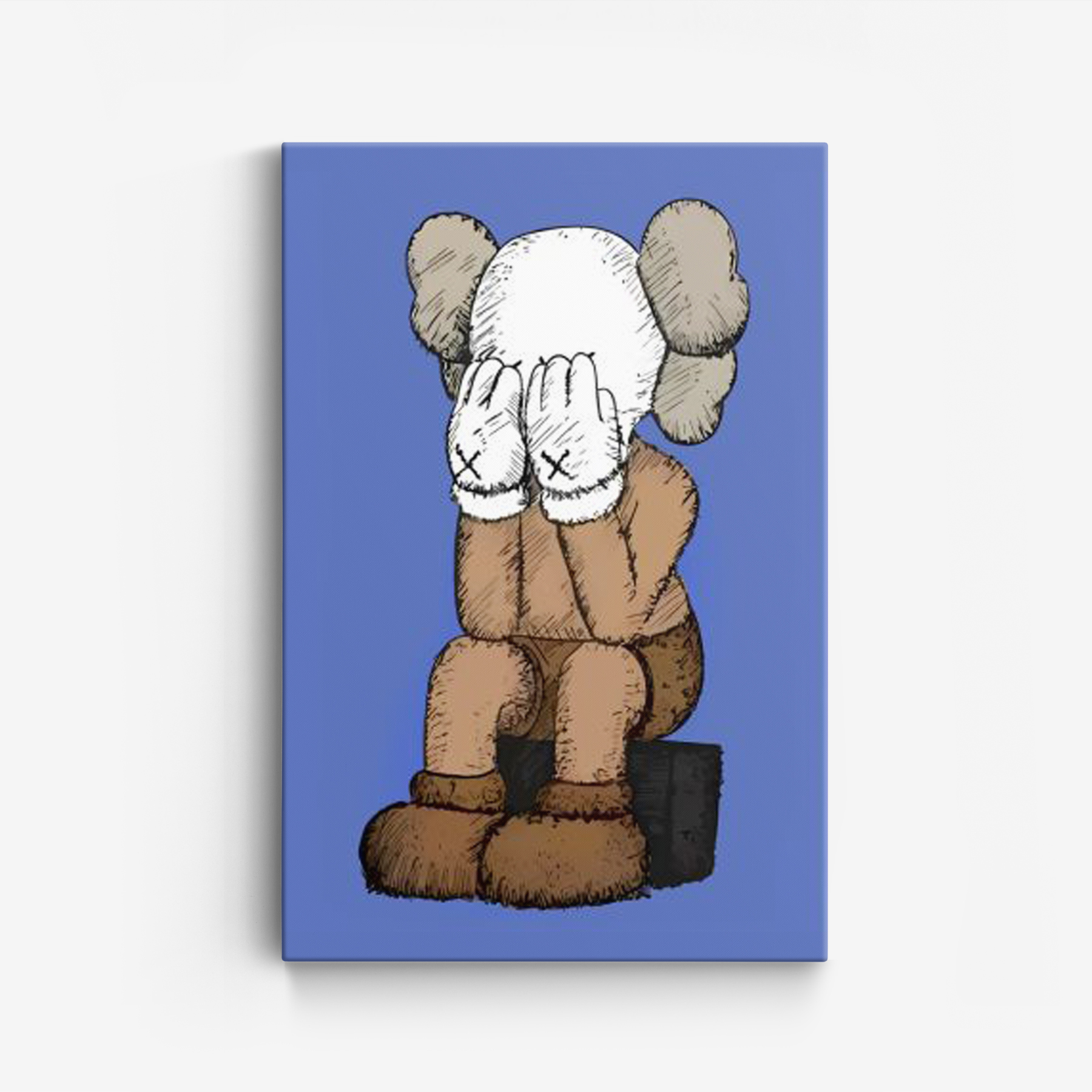 Canvas - Kaws / Blauw