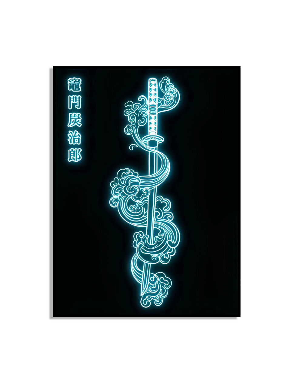 Poster - Japanse Anime Figuur / Neon / 10