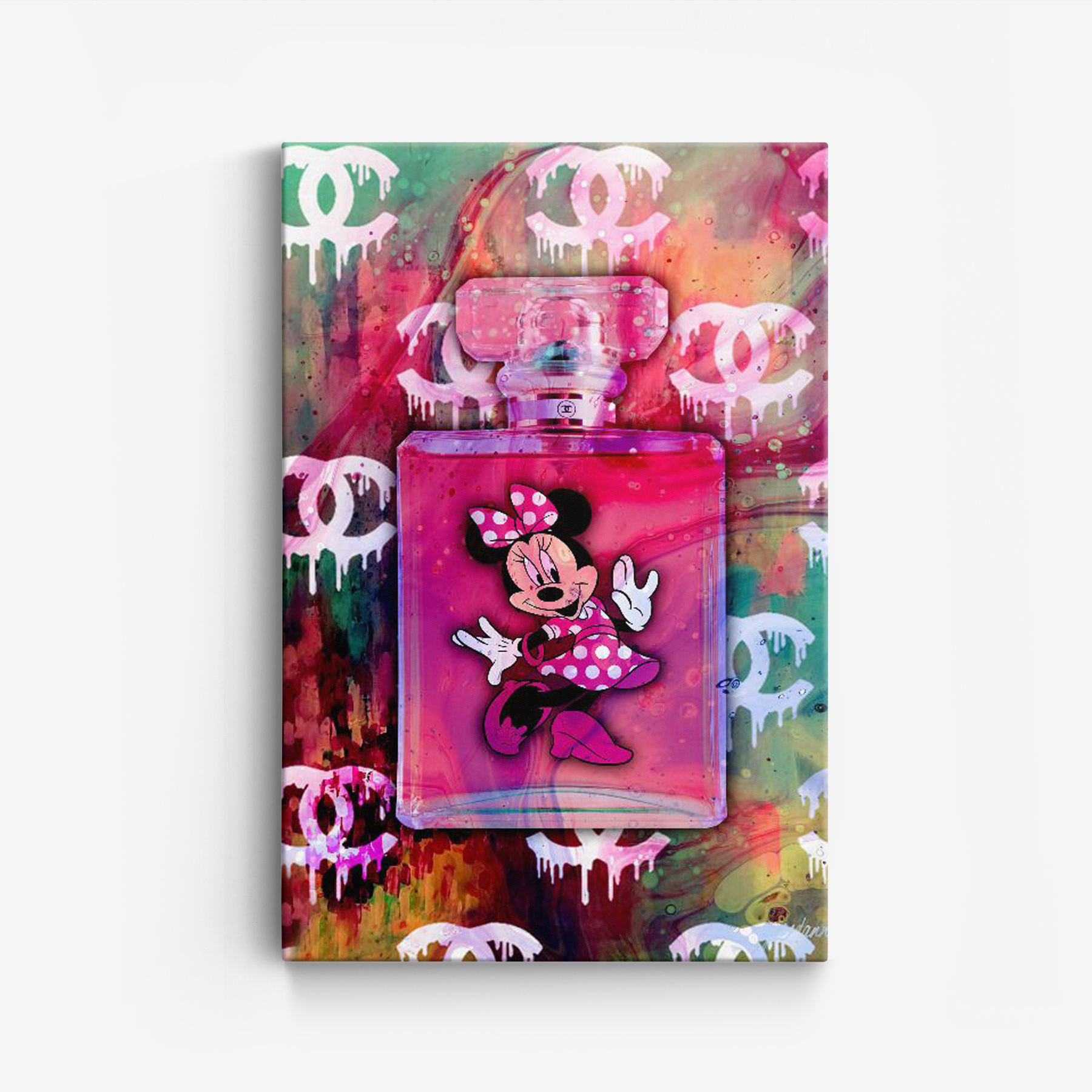 Canvas - Roze Minnie Mouse