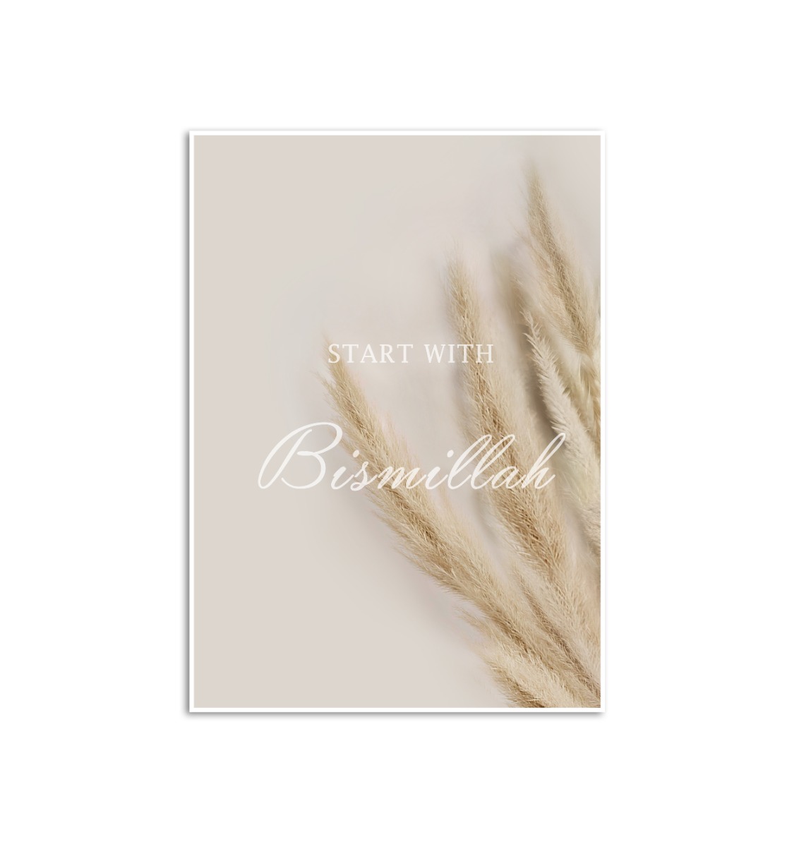 Poster - START WITH Bismillah