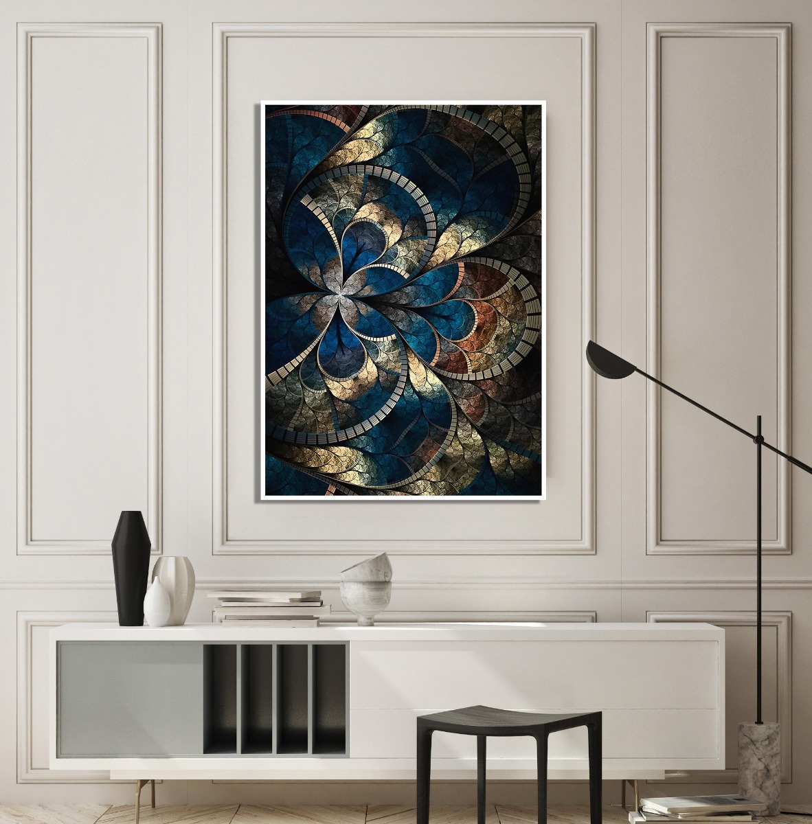 Poster - Moderne kunst / Caleidoscoop van Dromen