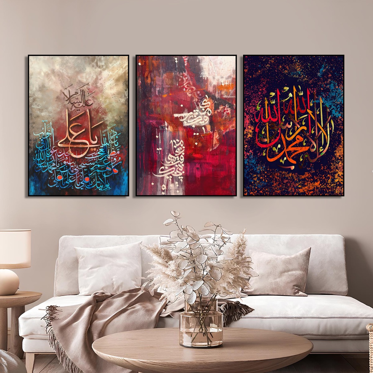 Posters - Kleurrijke islamitische kunst / Set van 3