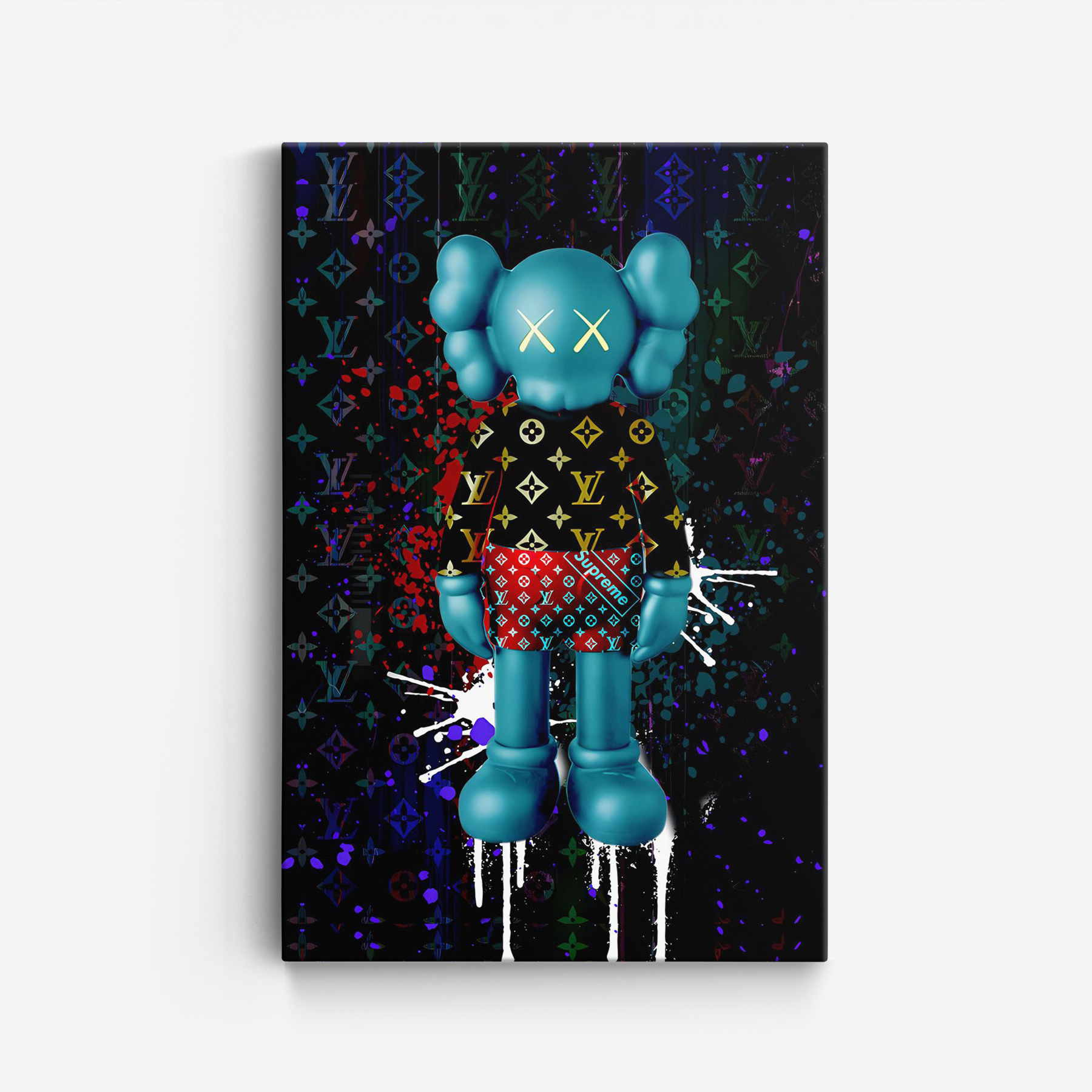 Canvas - Kaws Beer kunst
