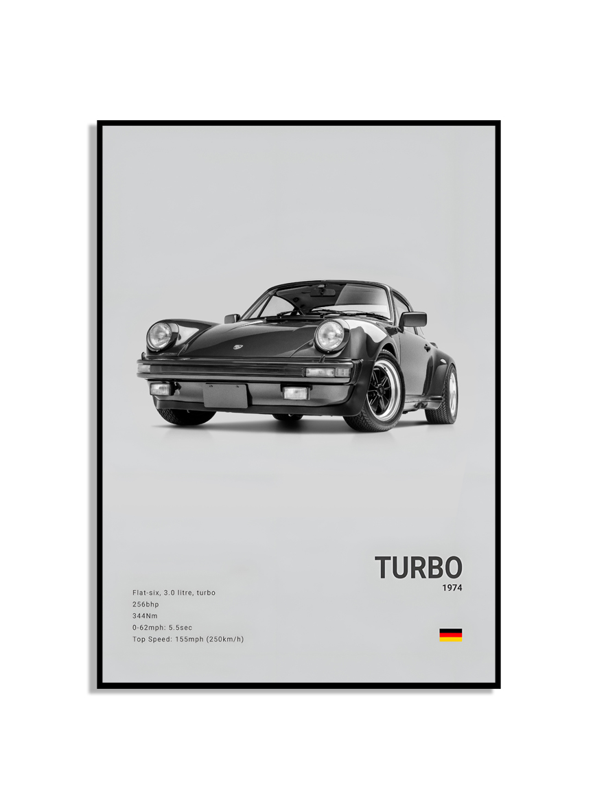 Poster - Luxe sportauto / TURBO