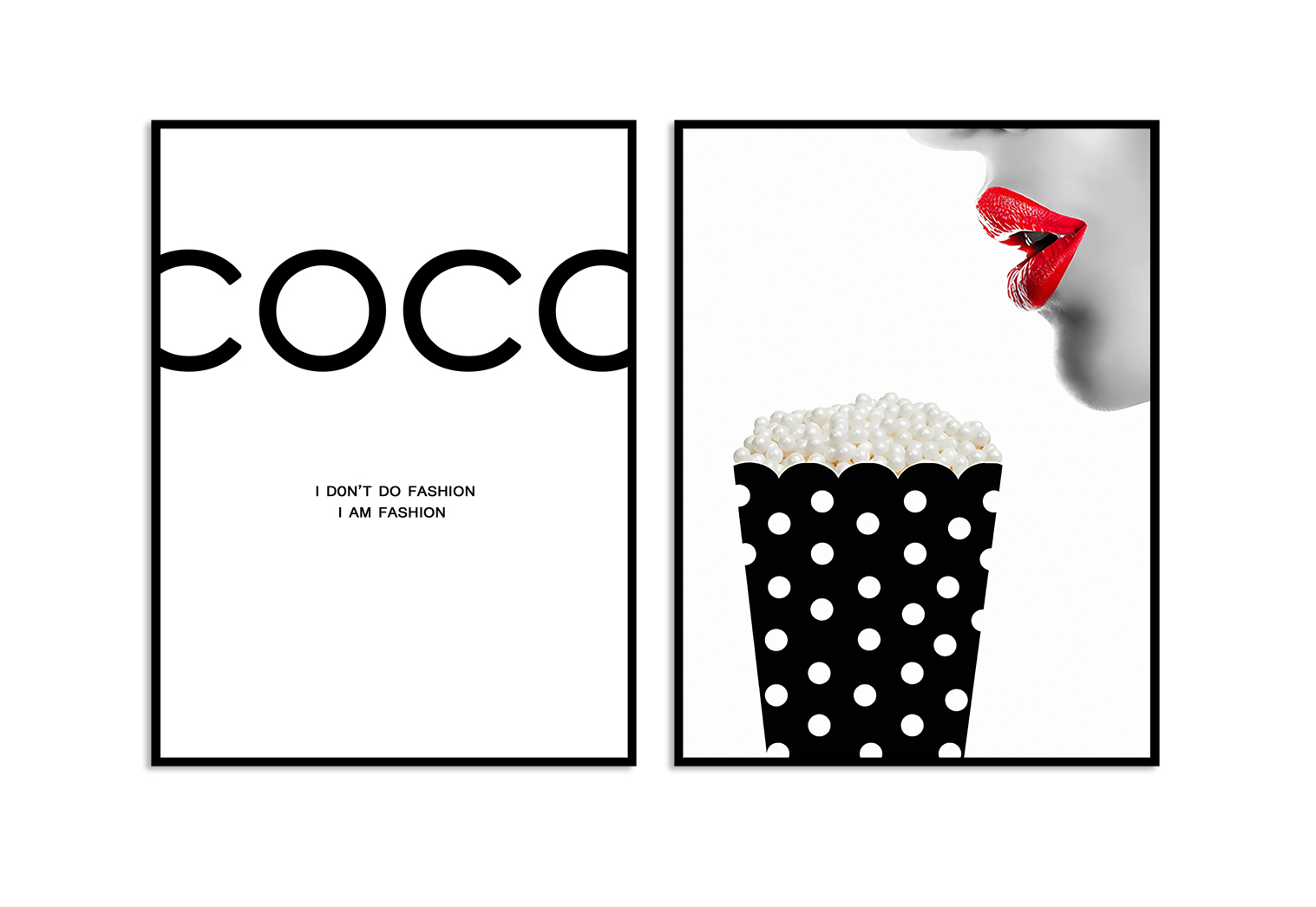 Poster - COCO FASHION / Set van 2
