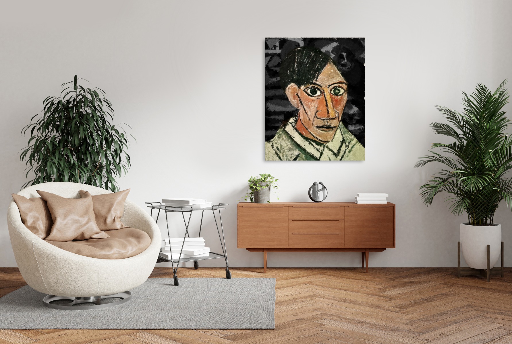 Poster - Picasso's Kubisme Kunst / Zelfportret