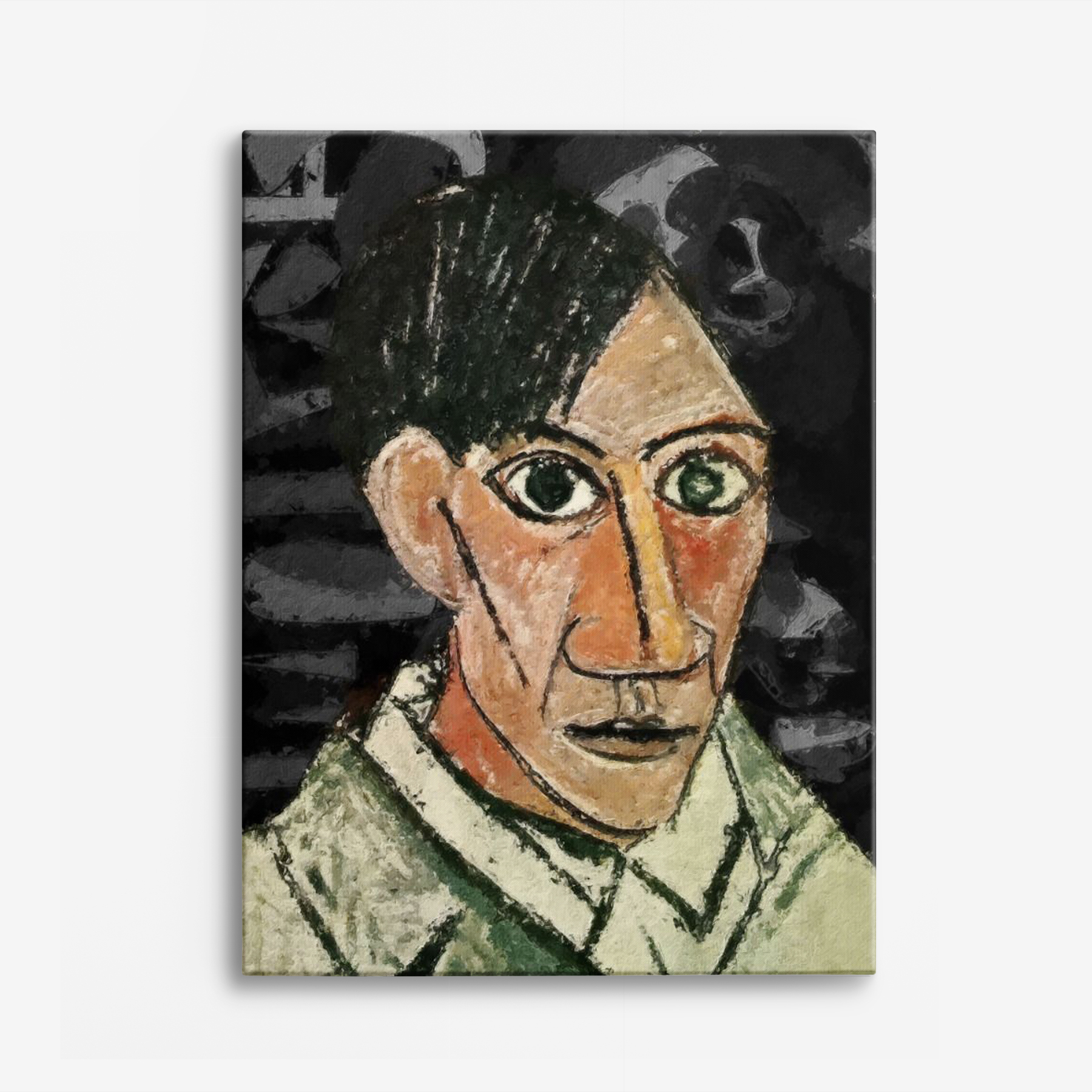 Canvas - Picasso's Kubisme Kunst / Zelfportret