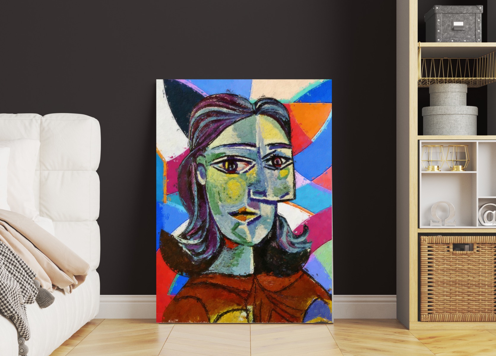 Poster - Picasso's Kubisme Kunst / Vrouwenportret