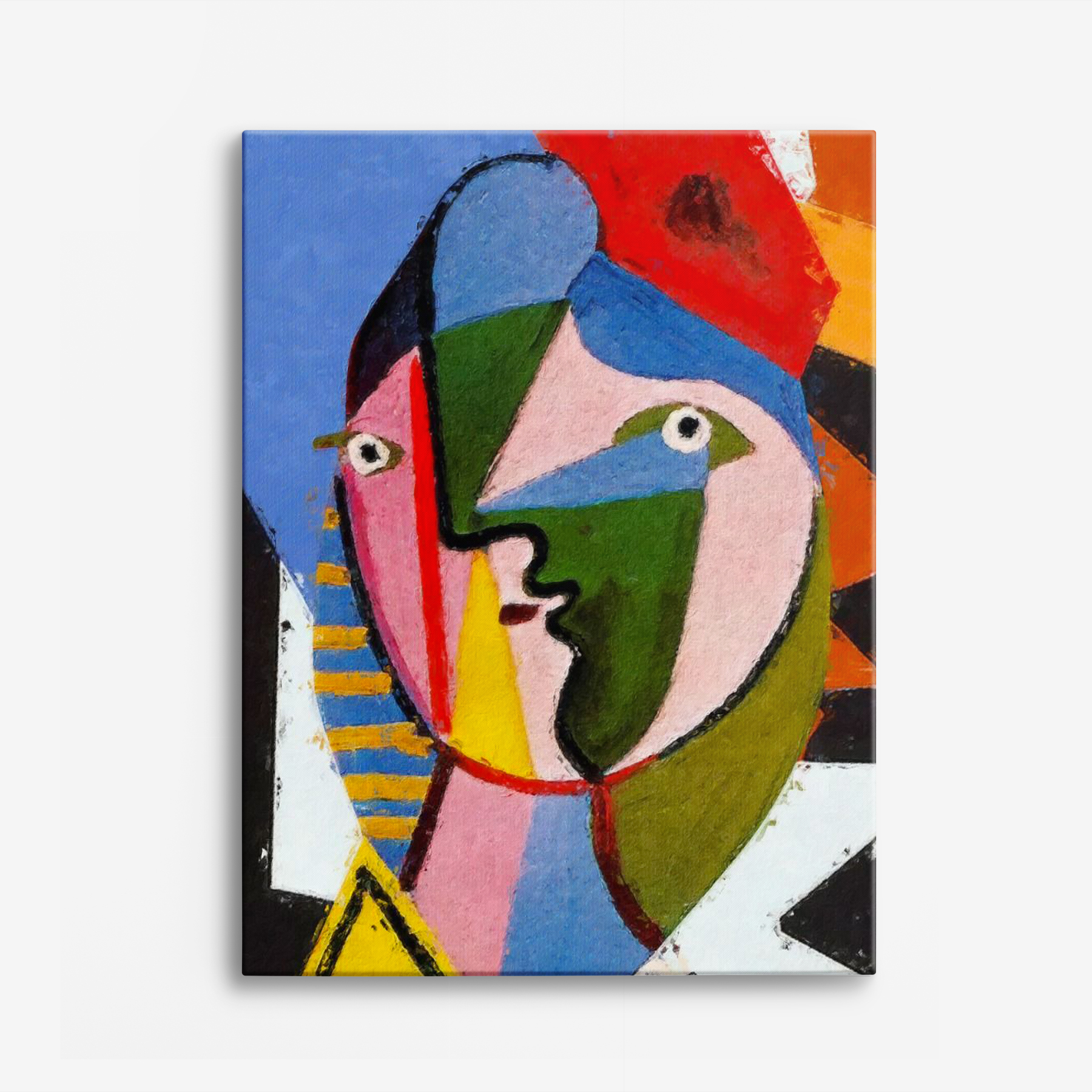 Canvas - Picasso's Kunst / Vrouwen draaien naar rechts
