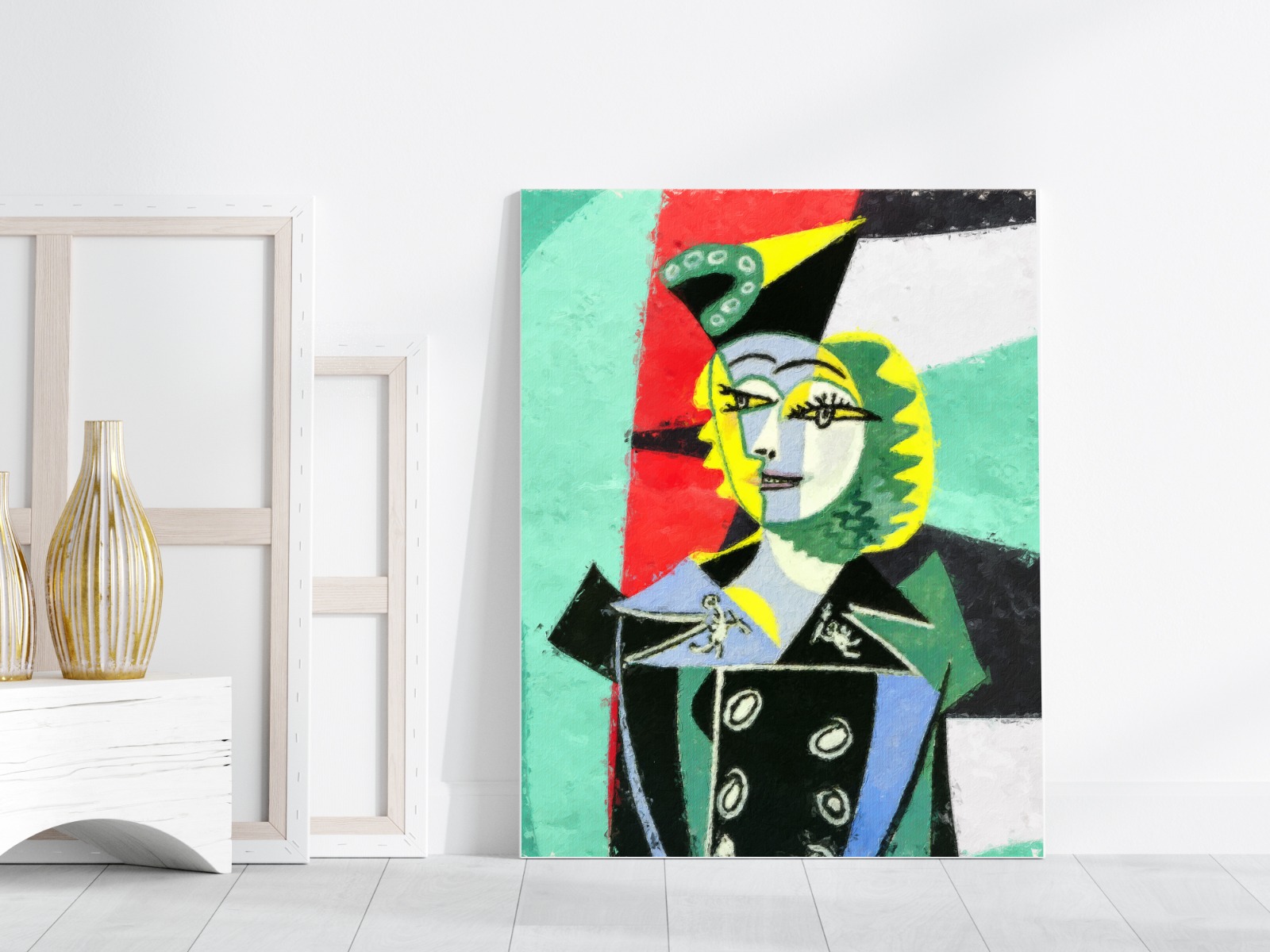 Poster - Picasso's Kubisme Kunst / Portret van Nusch Γluard