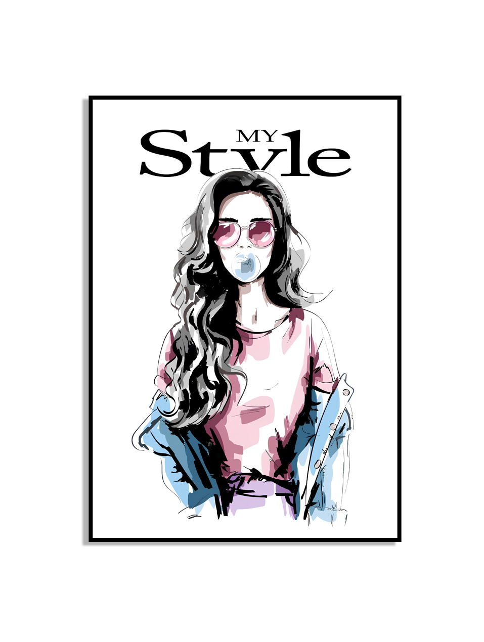 Poster - Vrouwenportret / My Style