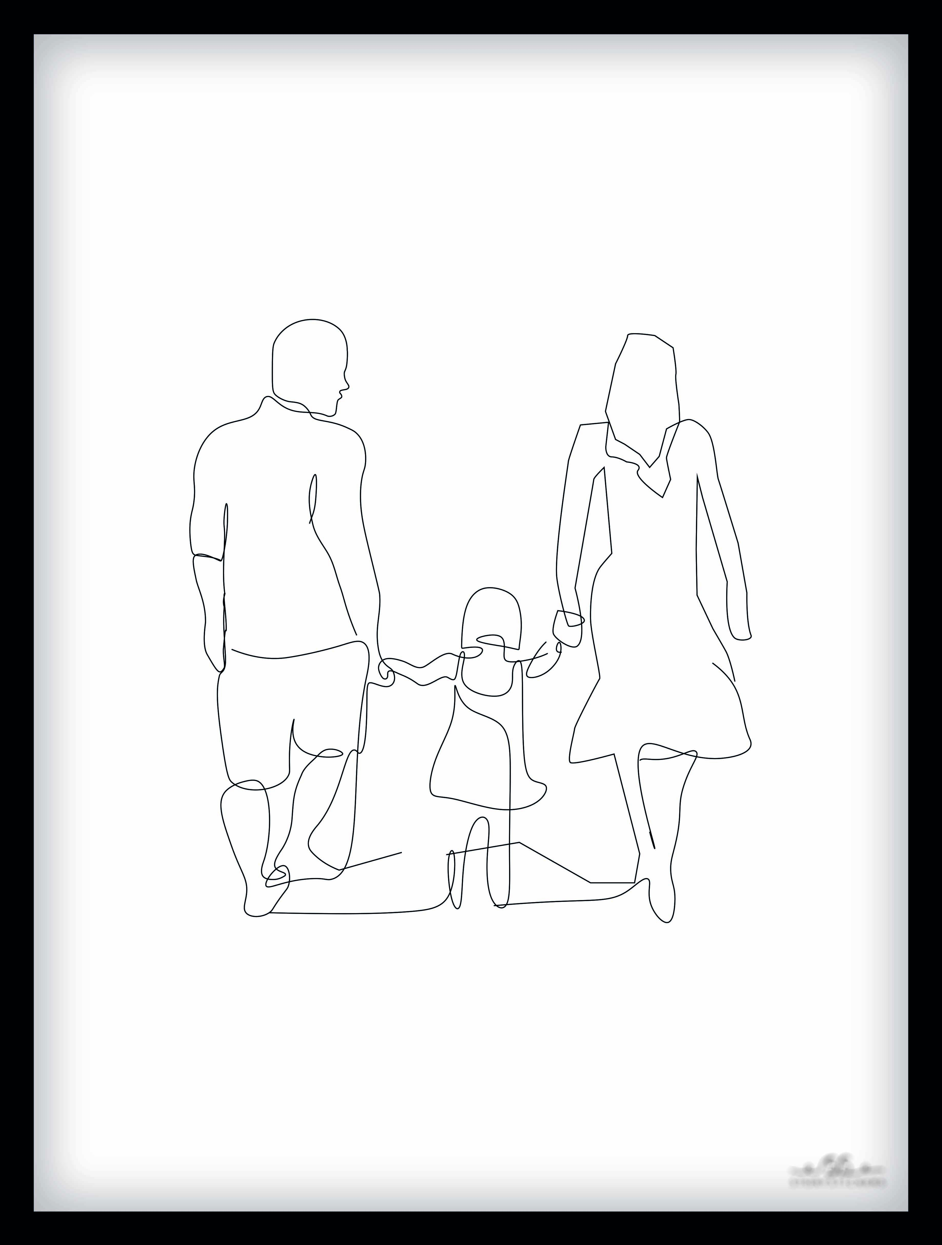 POSTER - Familie / Eén kind