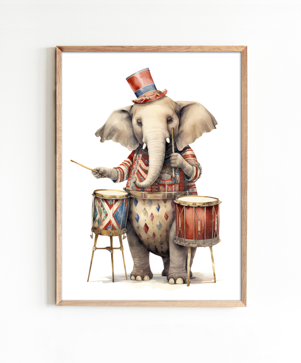 Poster - Olifant / Het spectaculaire circus