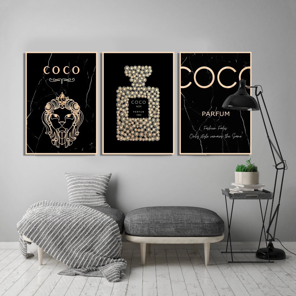 Posters - COCO / Zwart / Set van 3