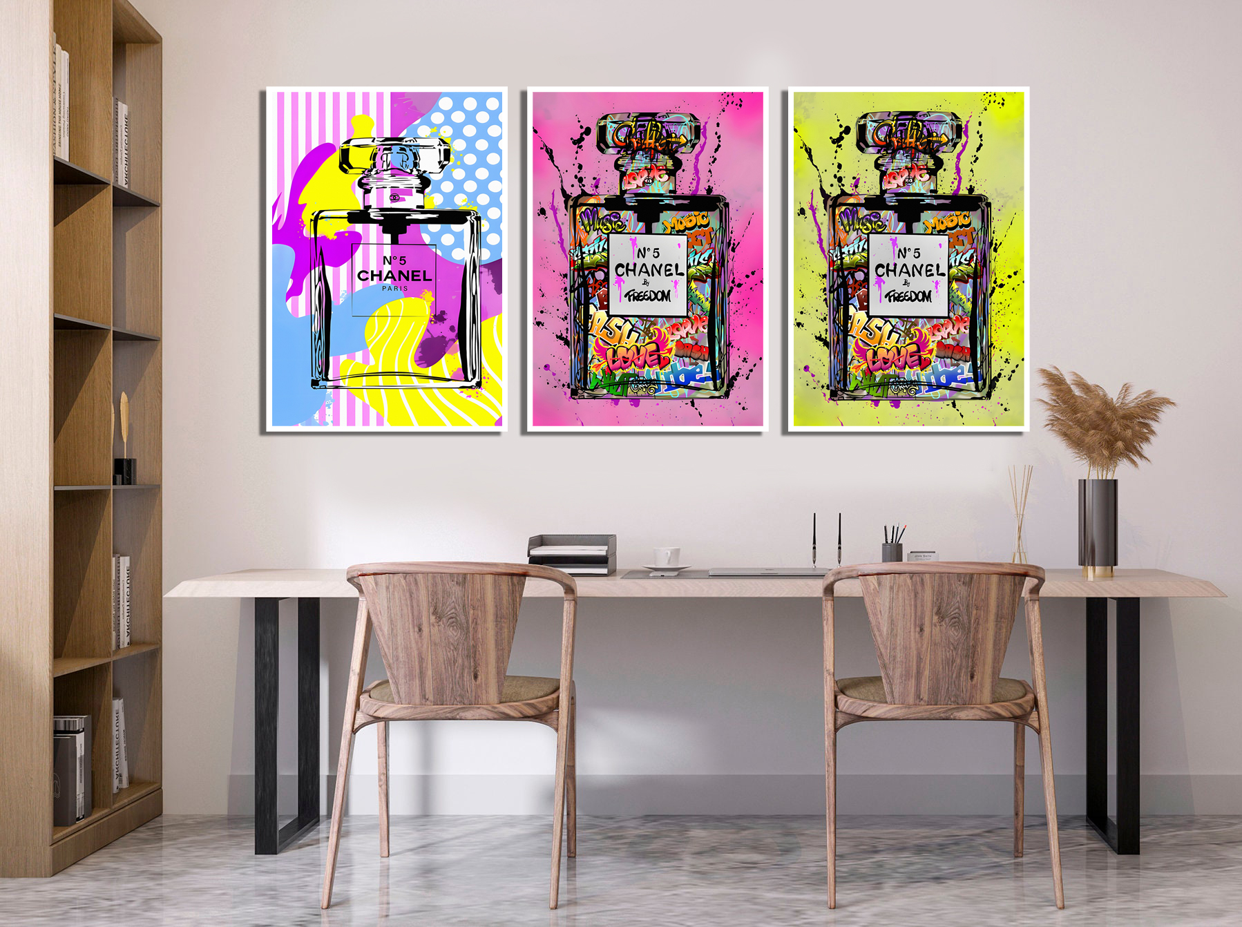 Posters - N°5 CHANEL / Set van 3