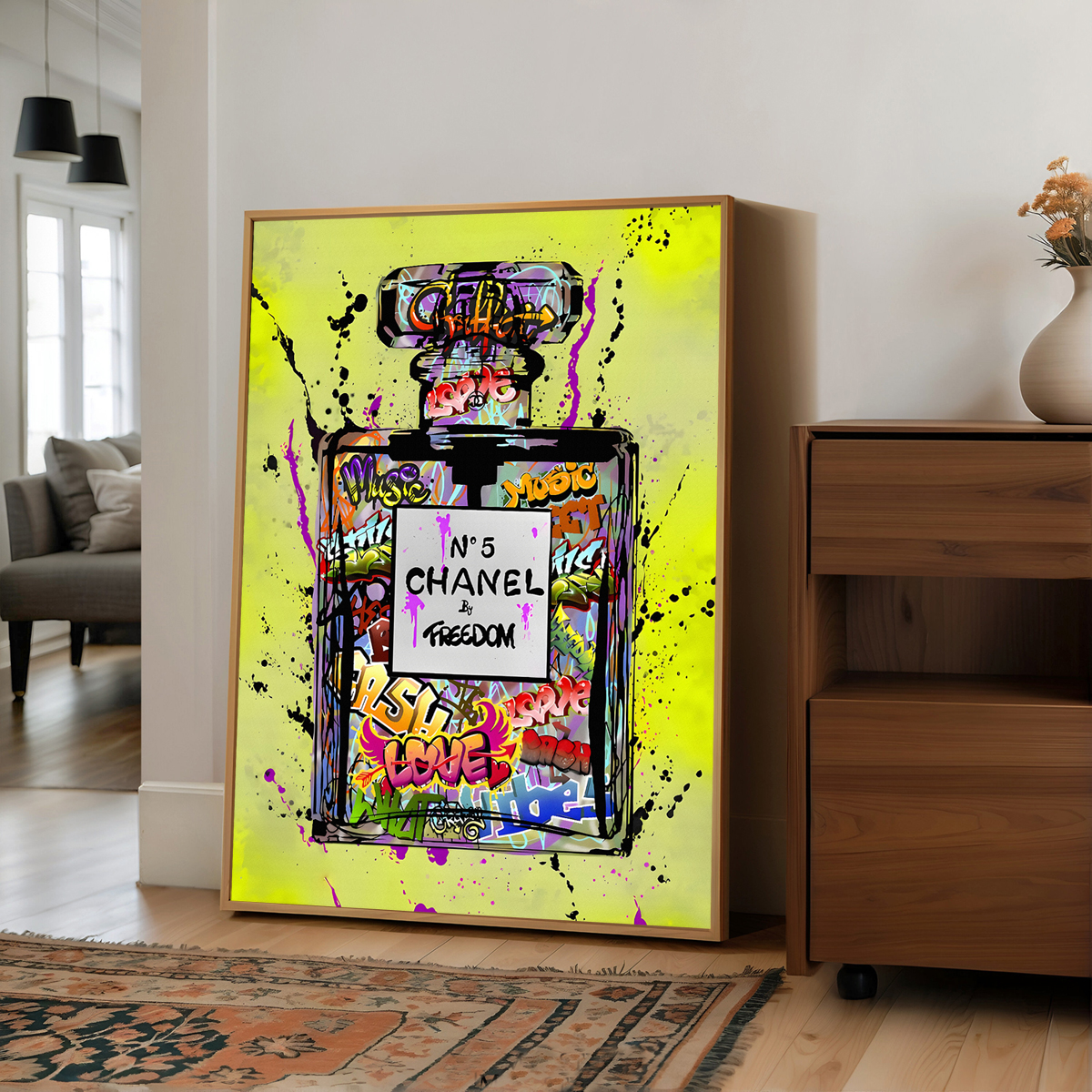 Poster - Graffiti Kunst / N°5 CHANEL by Freedom / 02