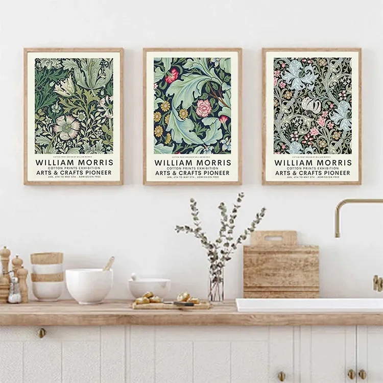Posters - WILLIAM MORRIS ARTS & CRAFTS PIONEER / Set van 3