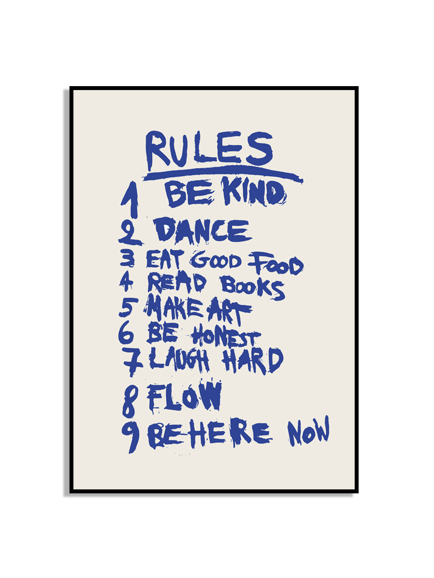 Poster - RULES