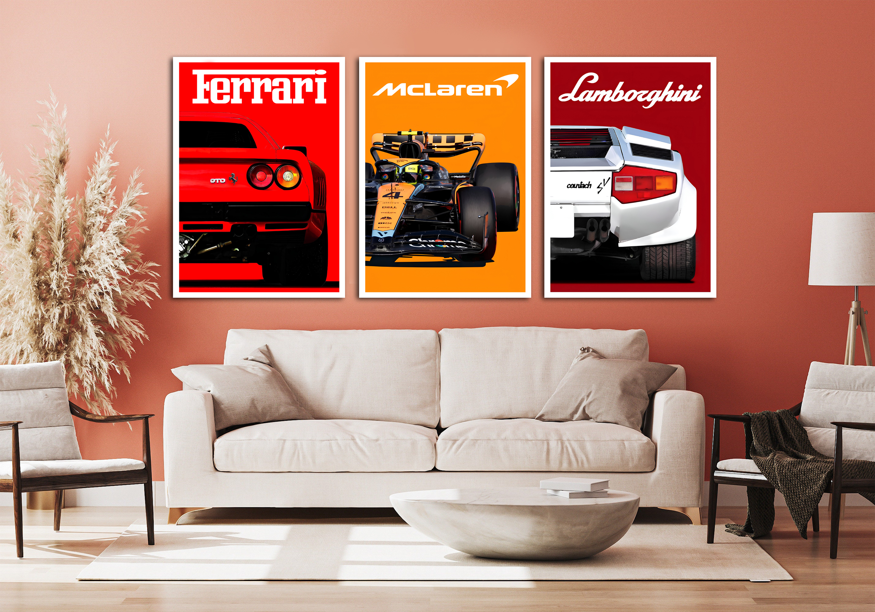 Posters - Sportauto / Set van 3