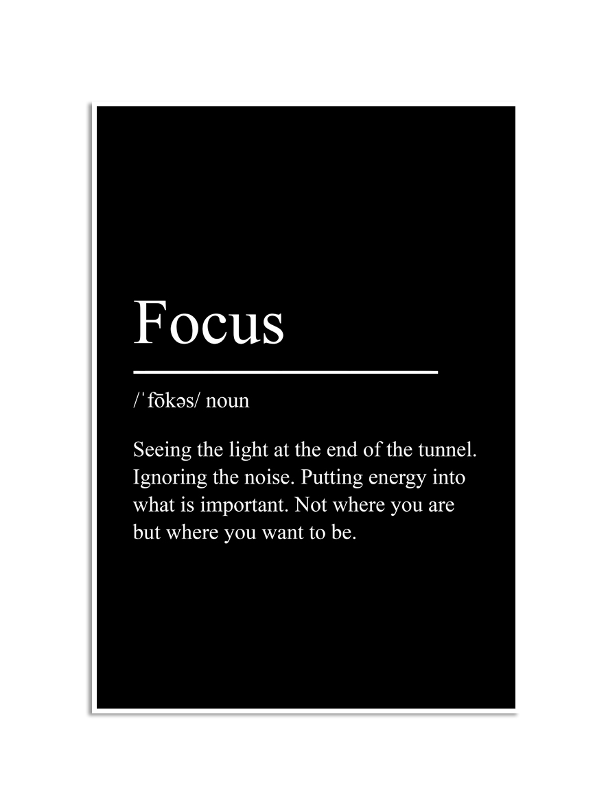 Poster - Focus